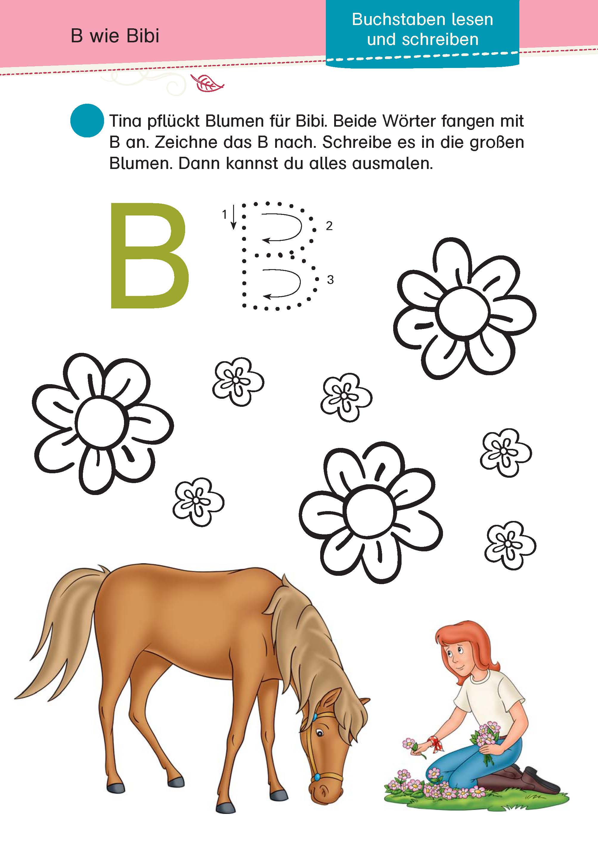 Bibi & Tina: Mein Schulstart-Block Erstes Lesen und Schreiben