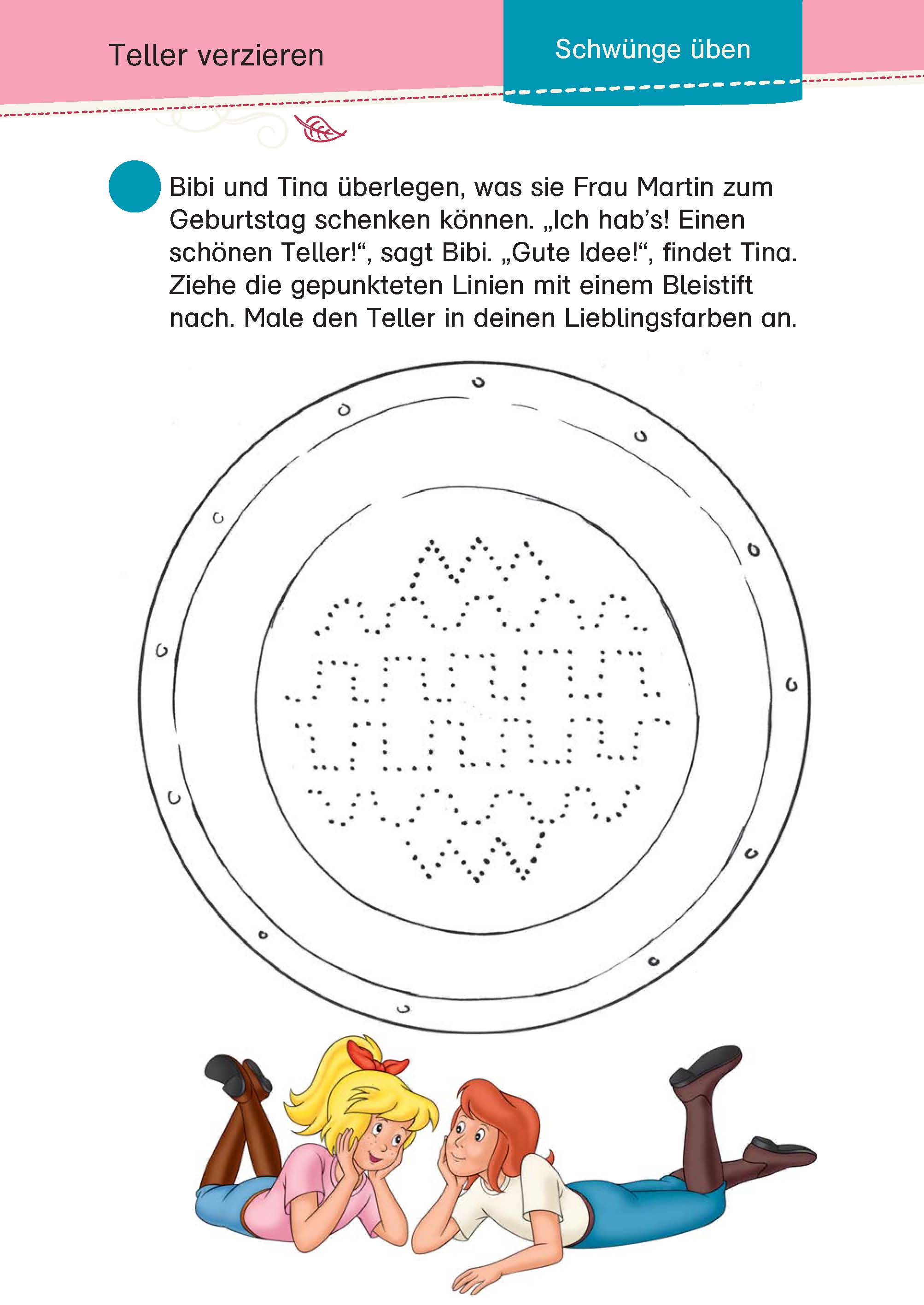 Bibi & Tina: Mein Schulstart-Block Erstes Lesen und Schreiben