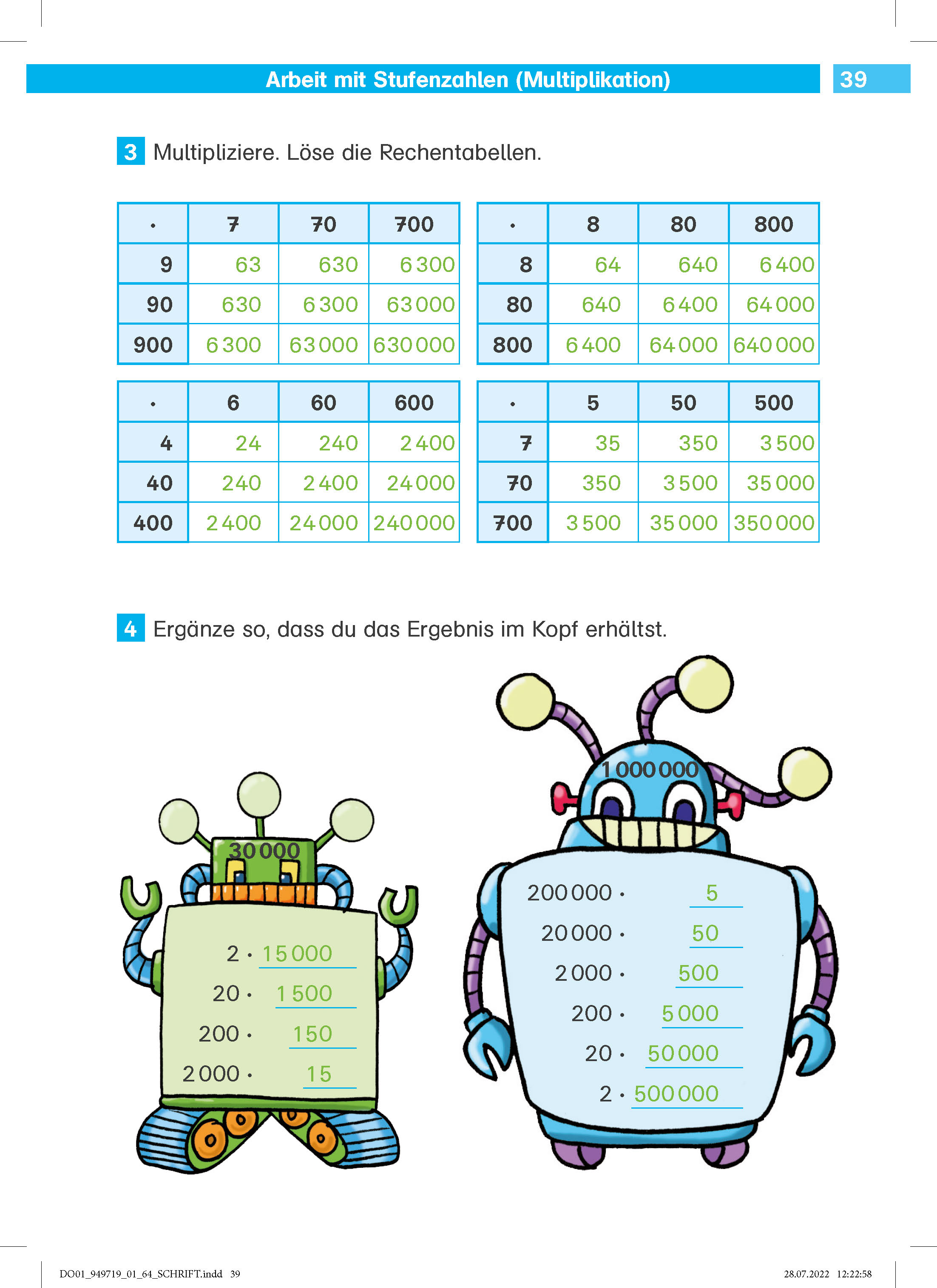 Klett Die Mathe-Helden: Kopfrechnen 4. Klasse Klett Die Mathe-Helden: Kopfrechnen 4. Klasse