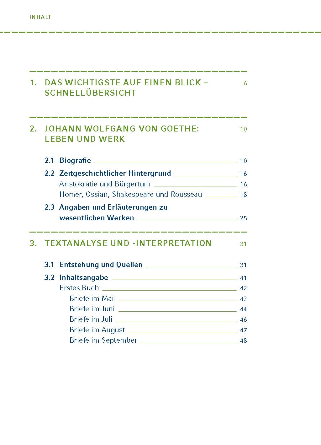 Die Leiden des jungen Werther von Johann Wolfgang von Goethe