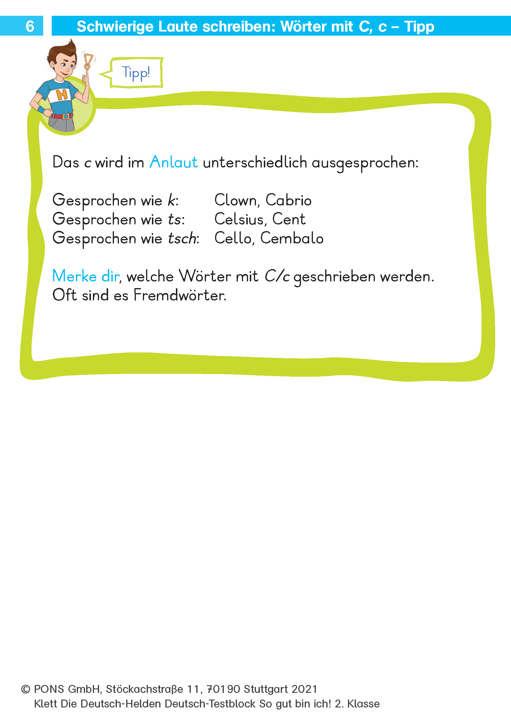 Klett Die Deutsch-Helden: Deutsch-Testblock So gut bin ich! 2. Klasse