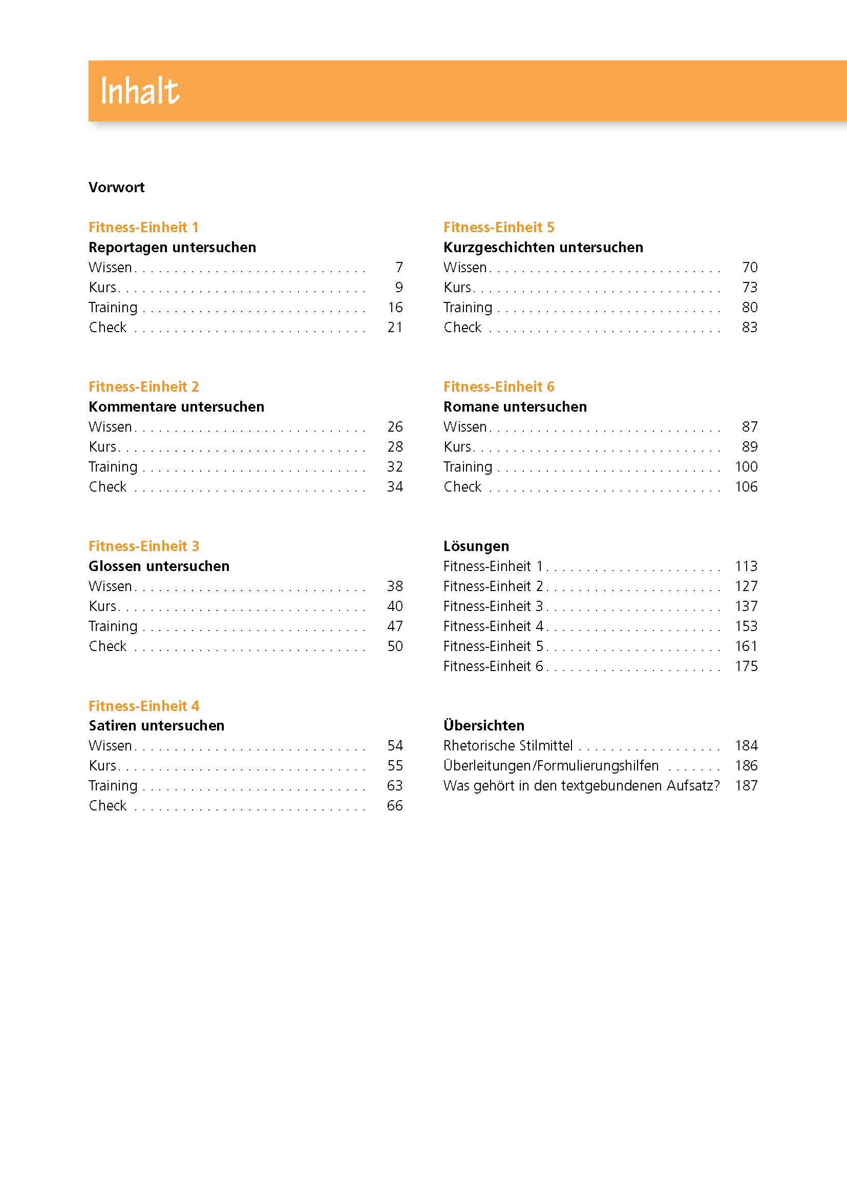 Königs Fitness: Textgebundener Aufsatz – TGA – Klasse 8-10 – Realschule – Deutsch