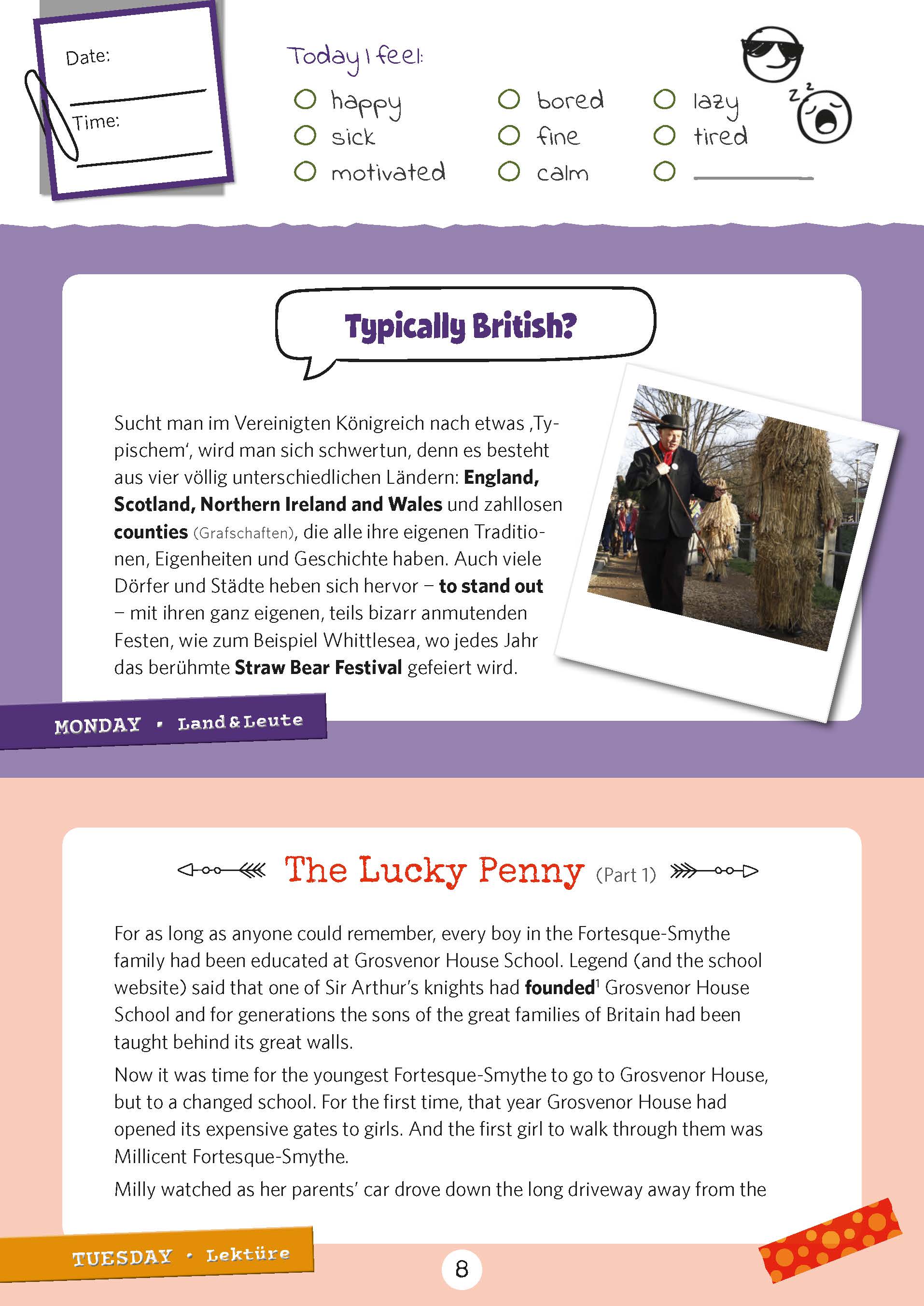 PONS 365 Auszeiten Englisch