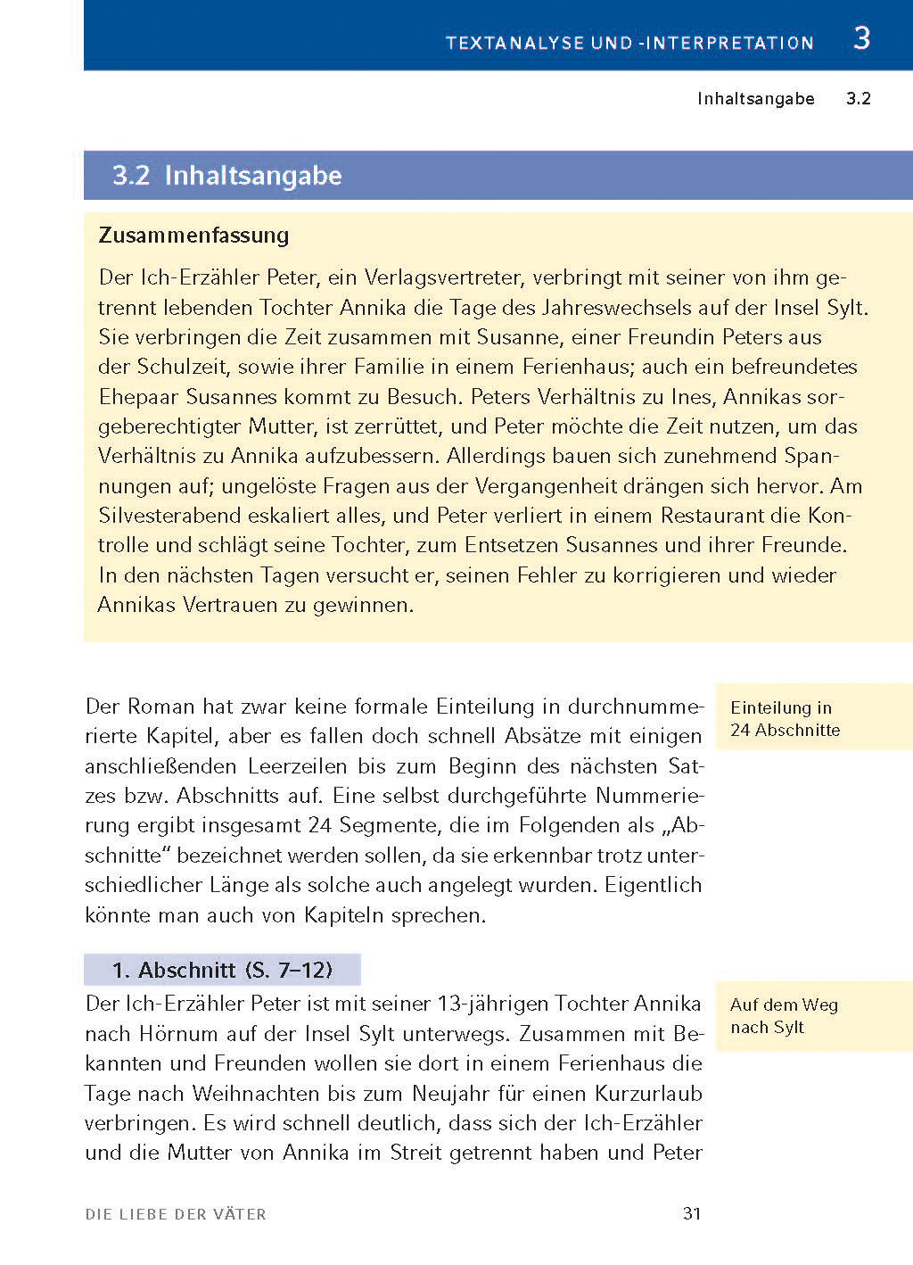 Die Liebe der Väter von Thomas Hettche