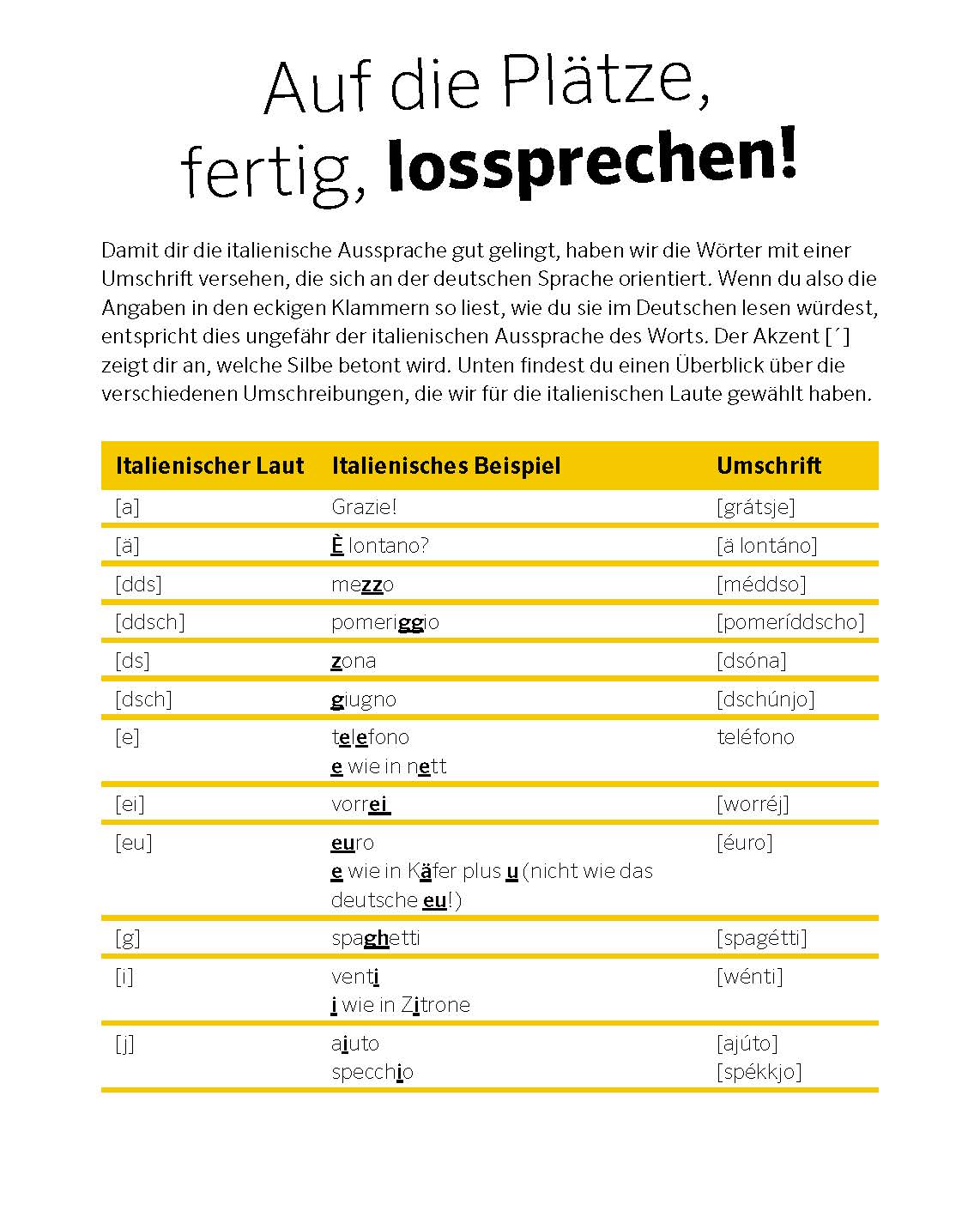 PONS Italienisch ohne ähm