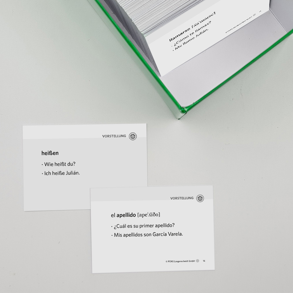 PONS Power-Vokabelbox Spanisch in 4 Wochen