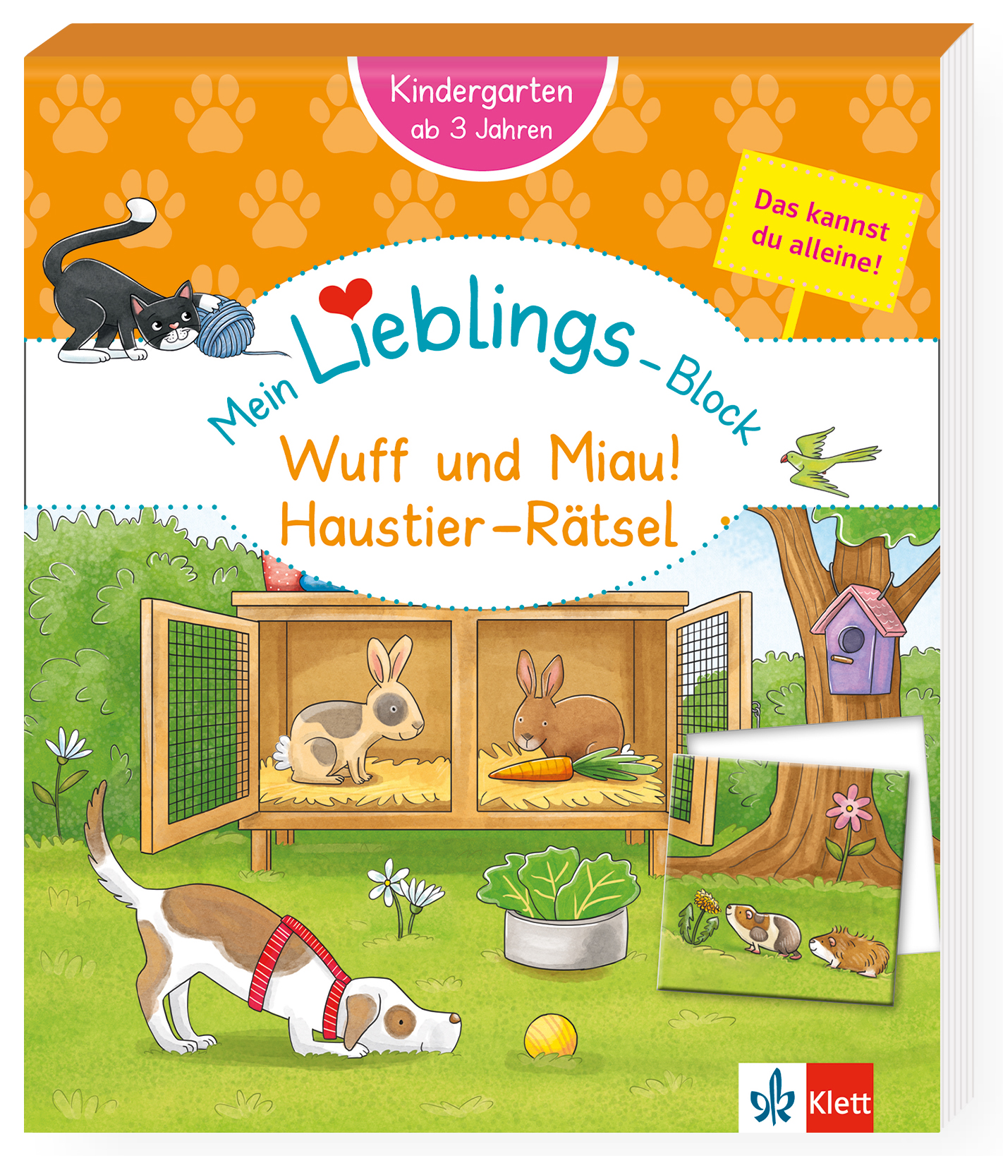 Klett Mein Lieblings-Block: Wuff und Miau! Haustier-Rätsel Klett Mein Lieblings-Block: Wuff und Miau! Haustier-Rätsel