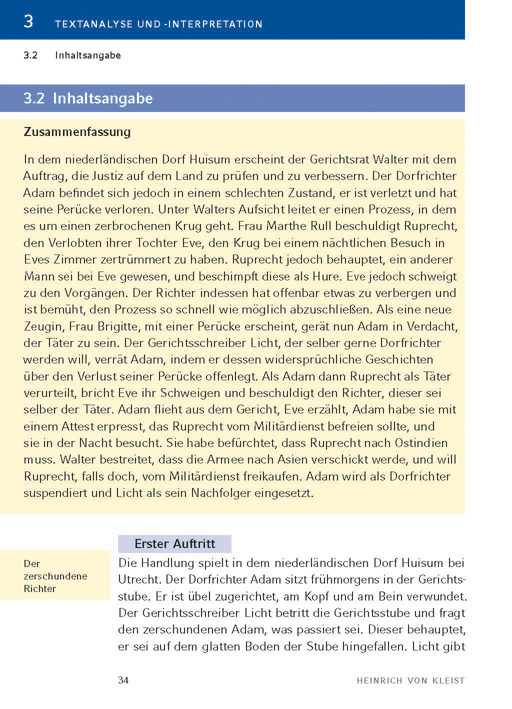 Der zerbrochne Krug von Heinrich von Kleist