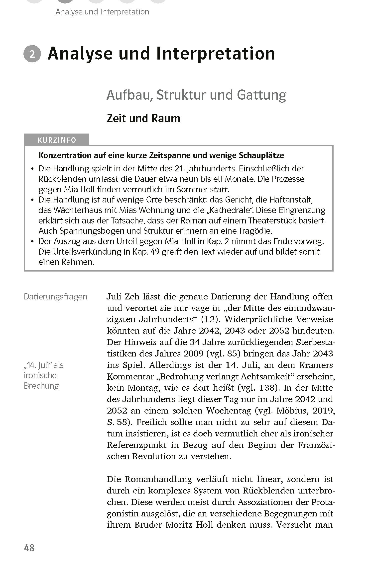 Klett Lektürehilfen Juli Zeh, Corpus Delicti. Ein Prozess