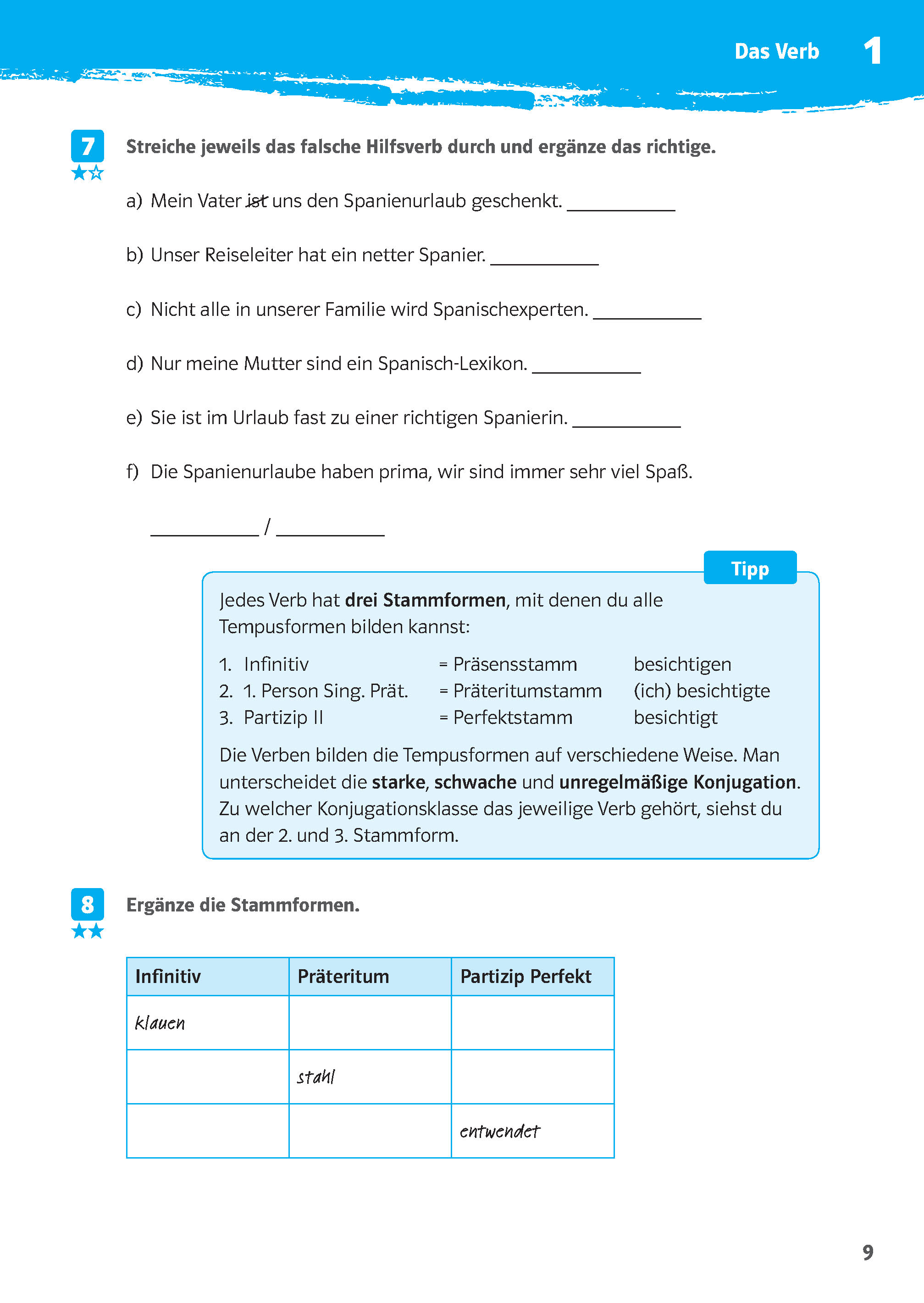 Klett 10-Minuten-Training Deutsch Grammatik Zeiten 5. - 7. Klasse Klett 10-Minuten-Training Deutsch Grammatik Zeiten 5. - 7. Klasse