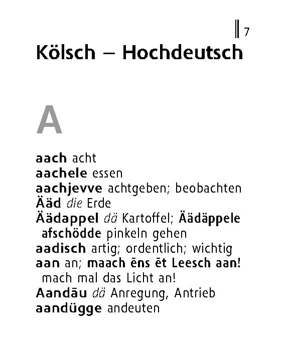 Langenscheidt Lilliput Kölsch