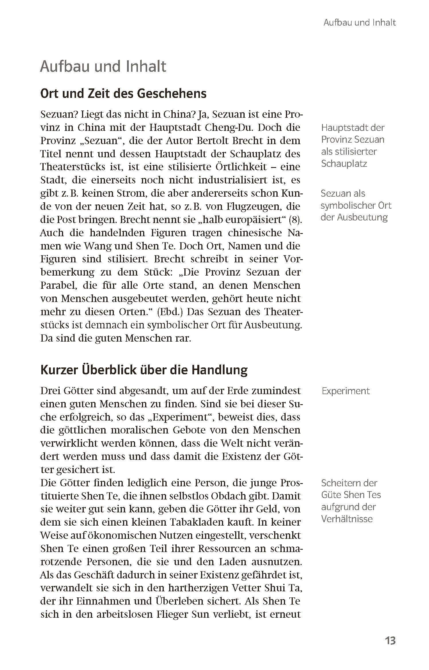 Klett Lektürehilfen Bertolt Brecht, Der gute Mensch von Sezuan Klett Lektürehilfen Bertolt Brecht, Der gute Mensch von Sezuan