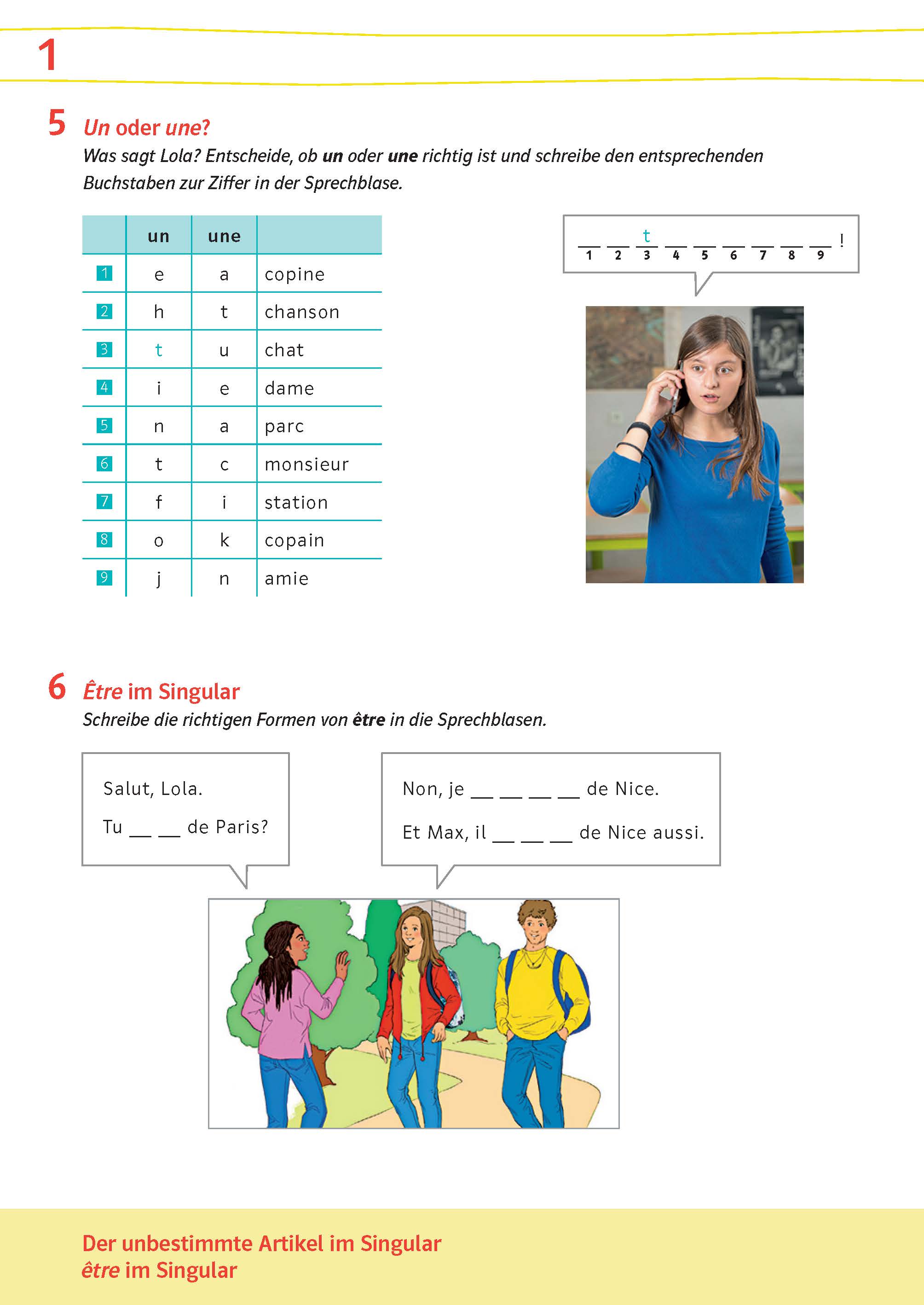 Découvertes 1 (ab 2020) - Übungsblock zum Schulbuch 1. Lernjahr