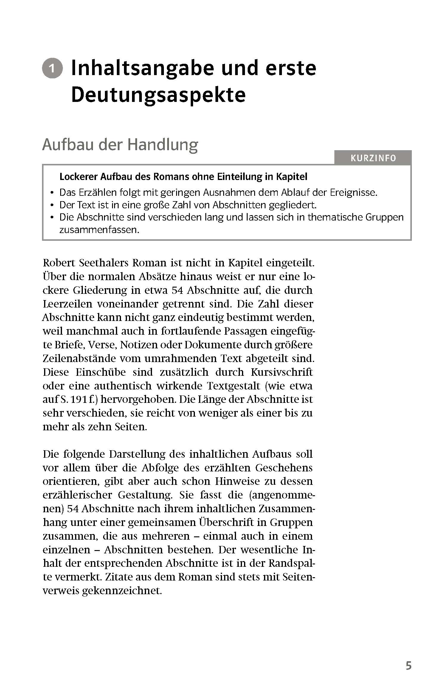 Klett Lektürehilfen Seethaler, Der Trafikant