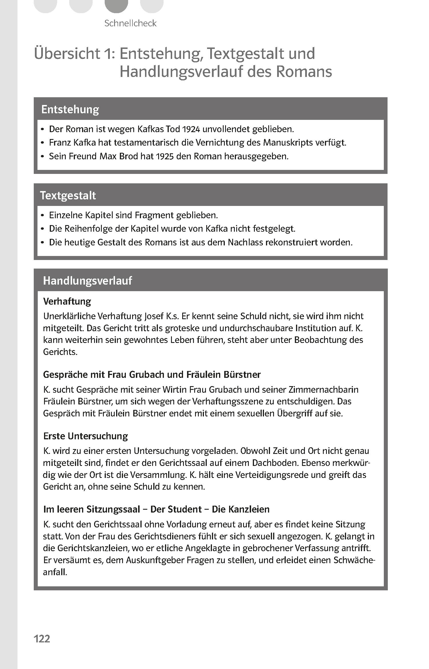 Klett Lektürehilfen Franz Kafka, Der Proceß Klett Lektürehilfen Franz Kafka, Der Proceß