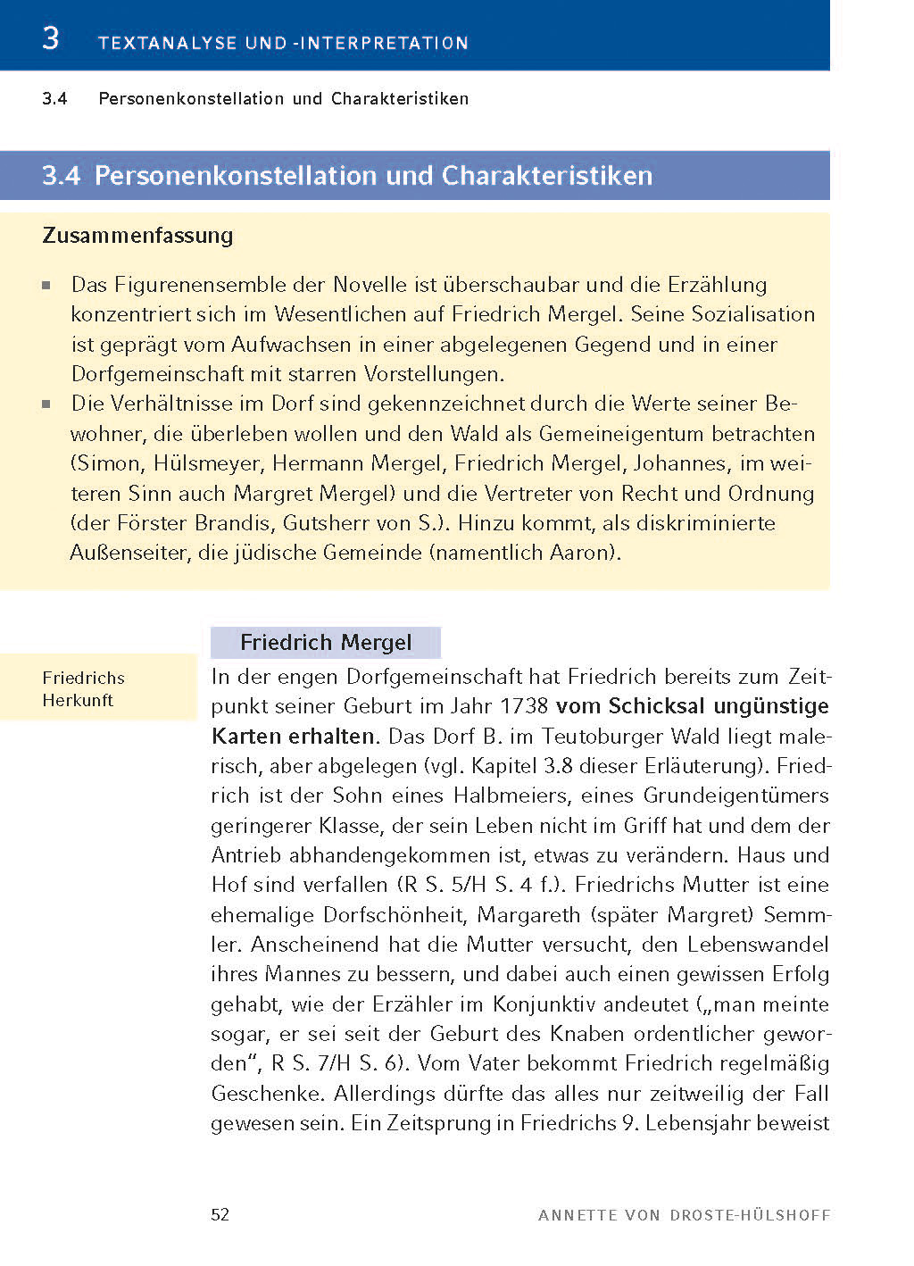 Die Judenbuche von Annette von Droste-Hülshoff