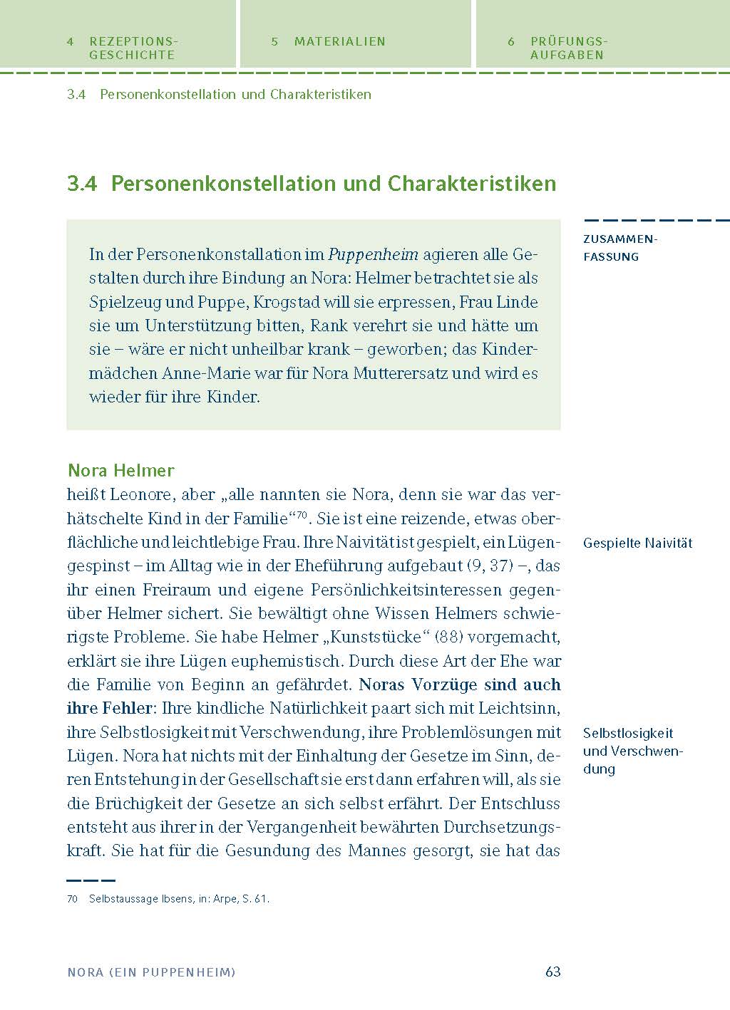 Nora (Ein Puppenheim) von Henrik Ibsen