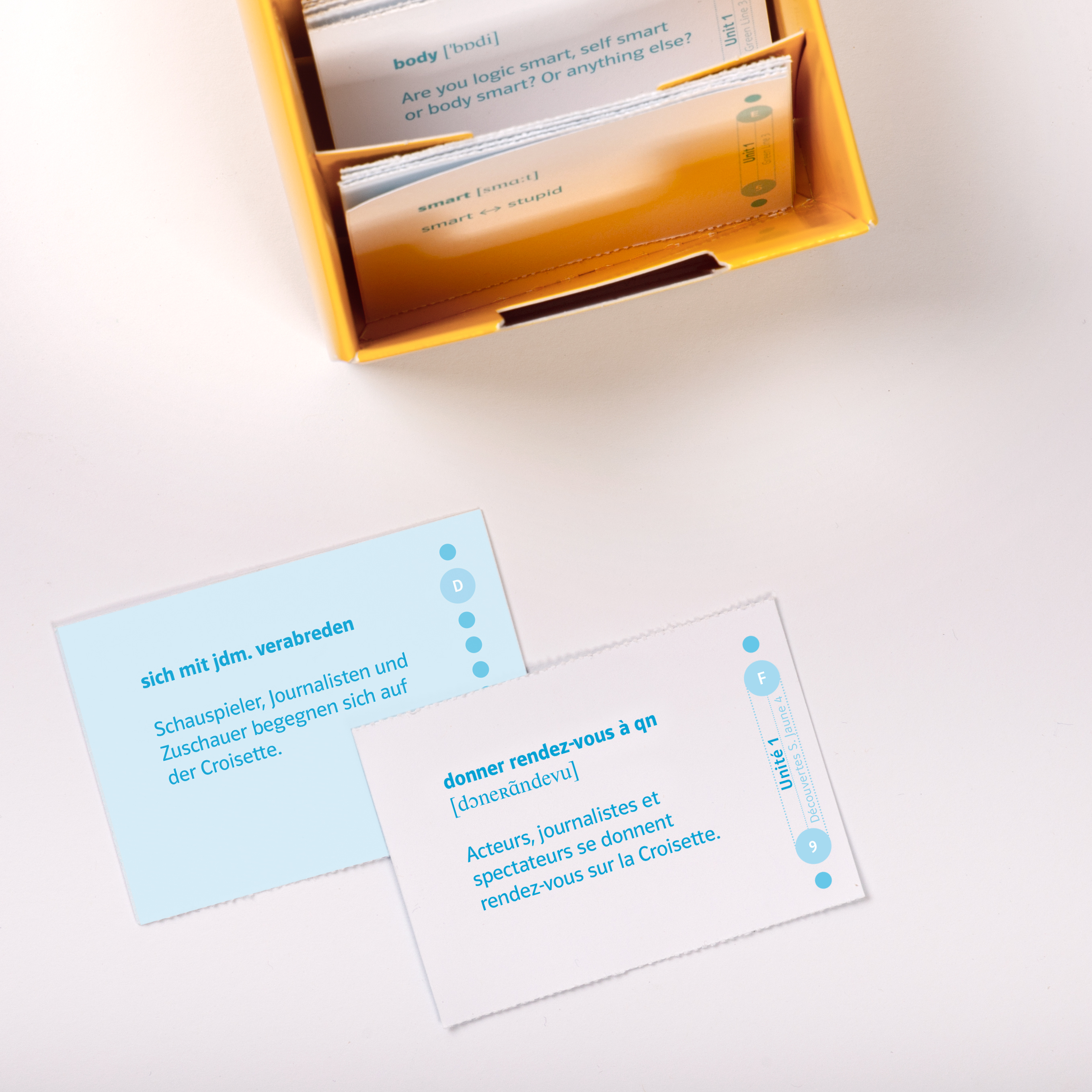 Découvertes Série Jaune 4 - Vokabel-Lernbox zum Schulbuch