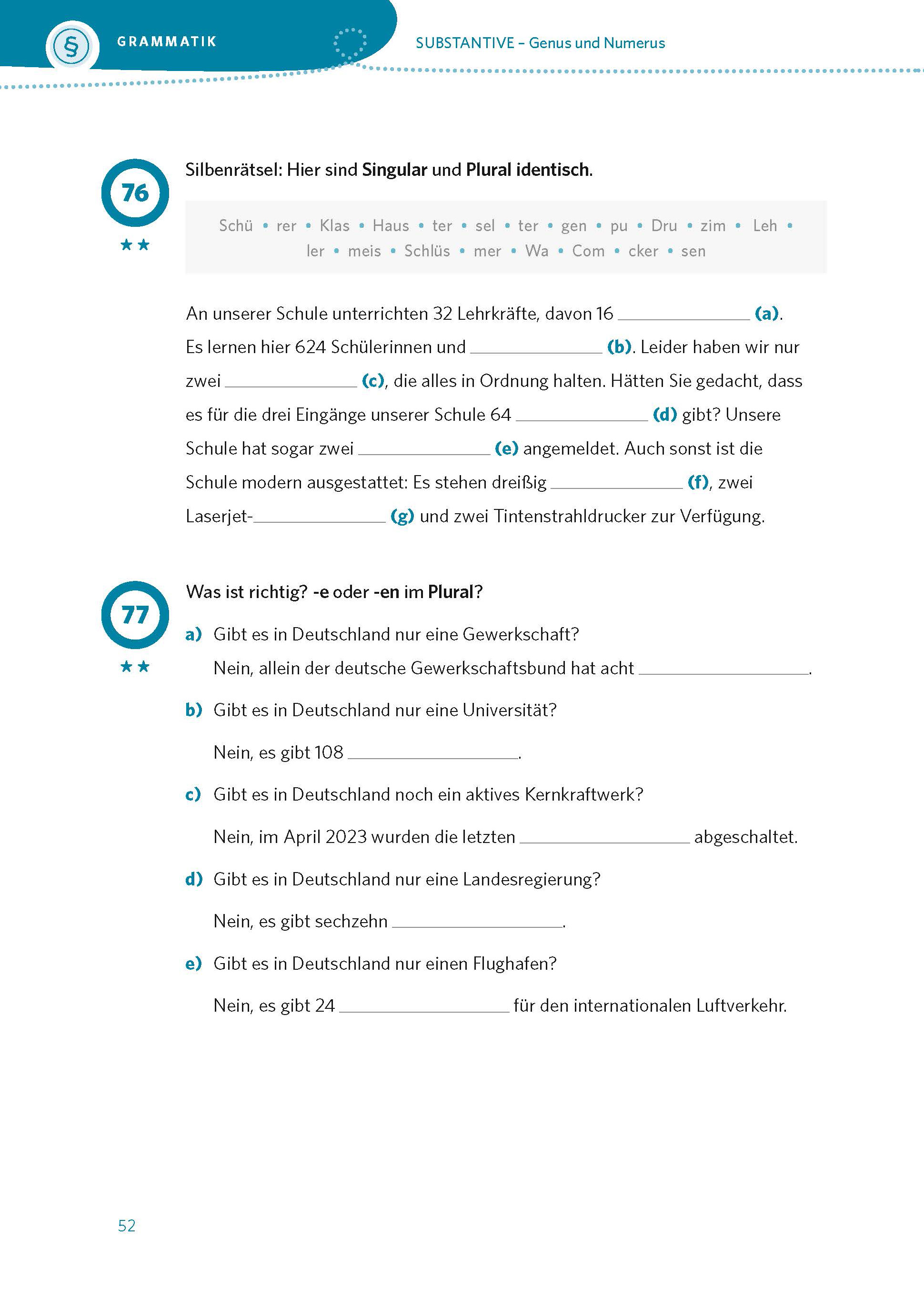 PONS 600 Übungen Deutsch als Fremdsprache