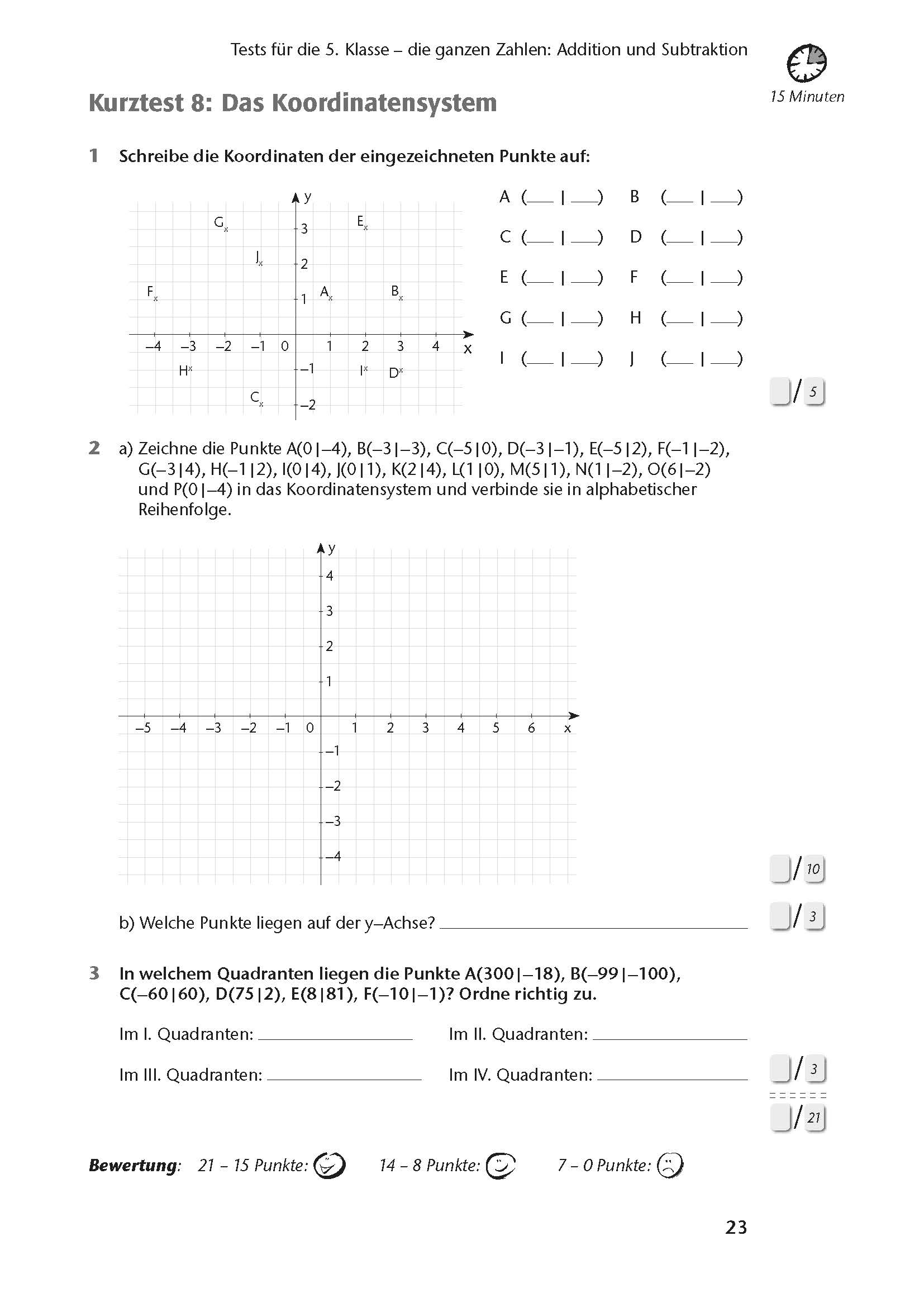 Fit in Test und Klassenarbeit – Mathematik 5./6. Klasse Gymnasium