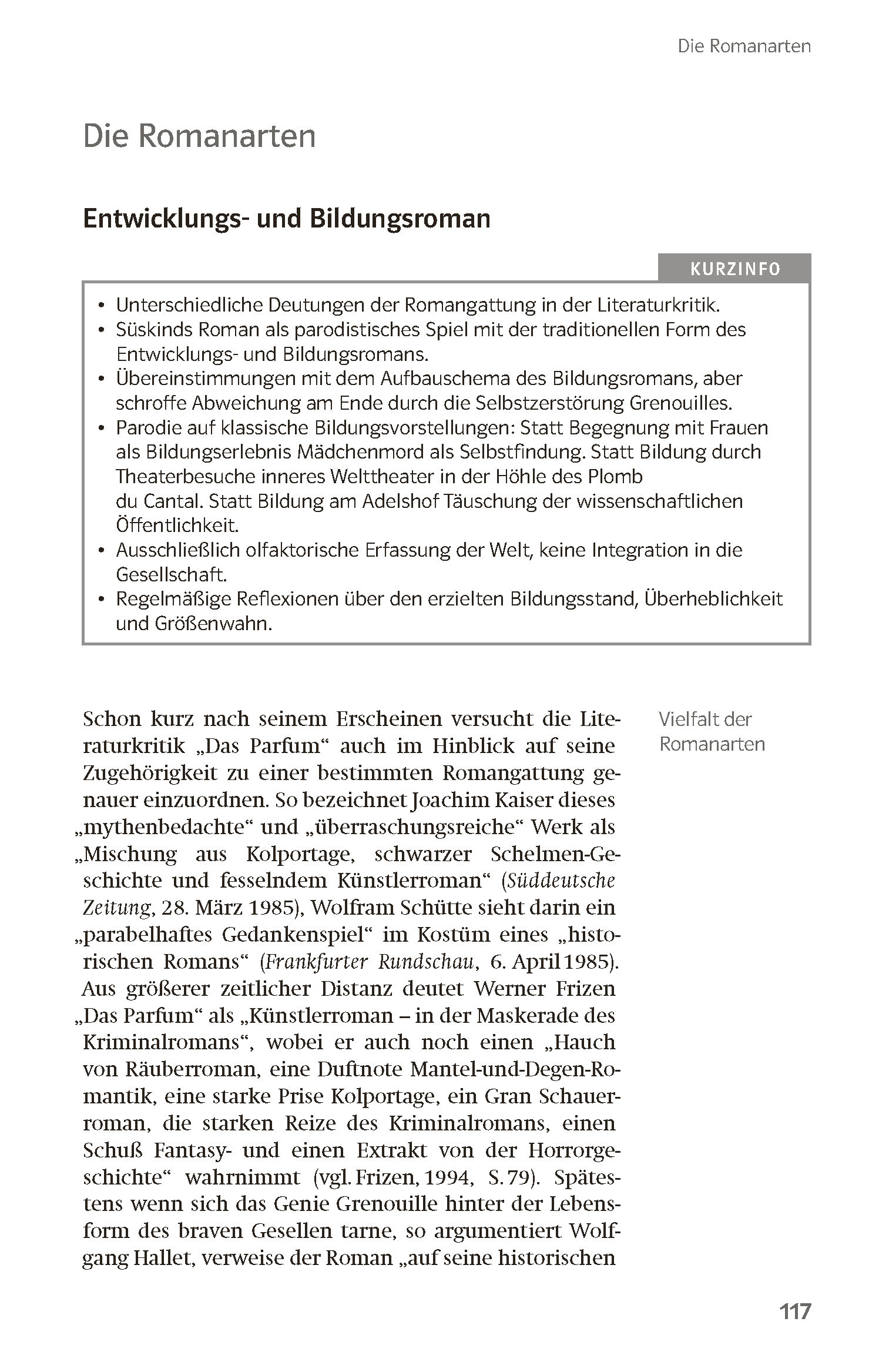 Klett Lektürehilfen Patrick Süskind, Das Parfum