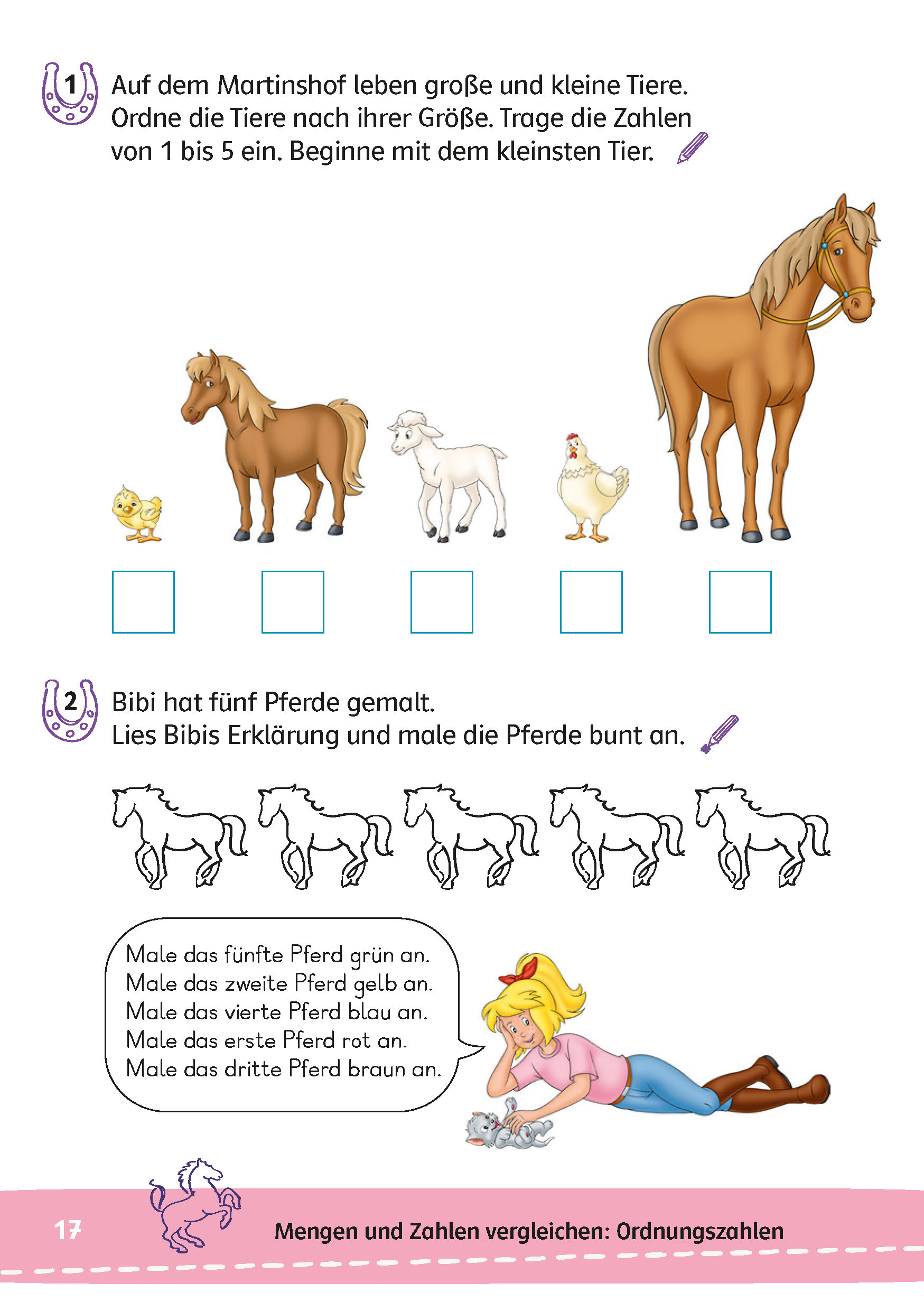 Bibi & Tina: Lernrätsel Mathe ab 6 Jahren