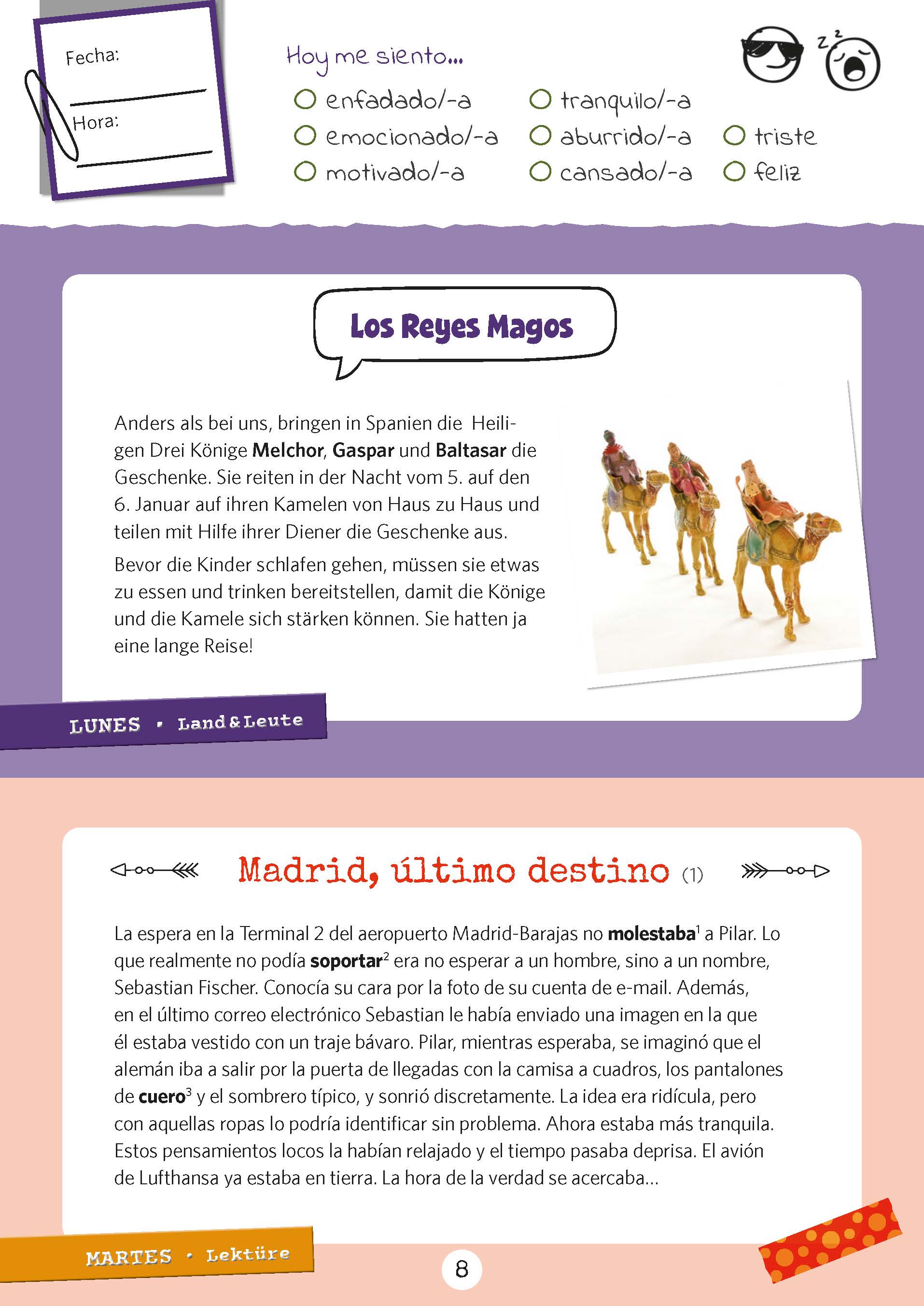 PONS 365 Auszeiten Spanisch