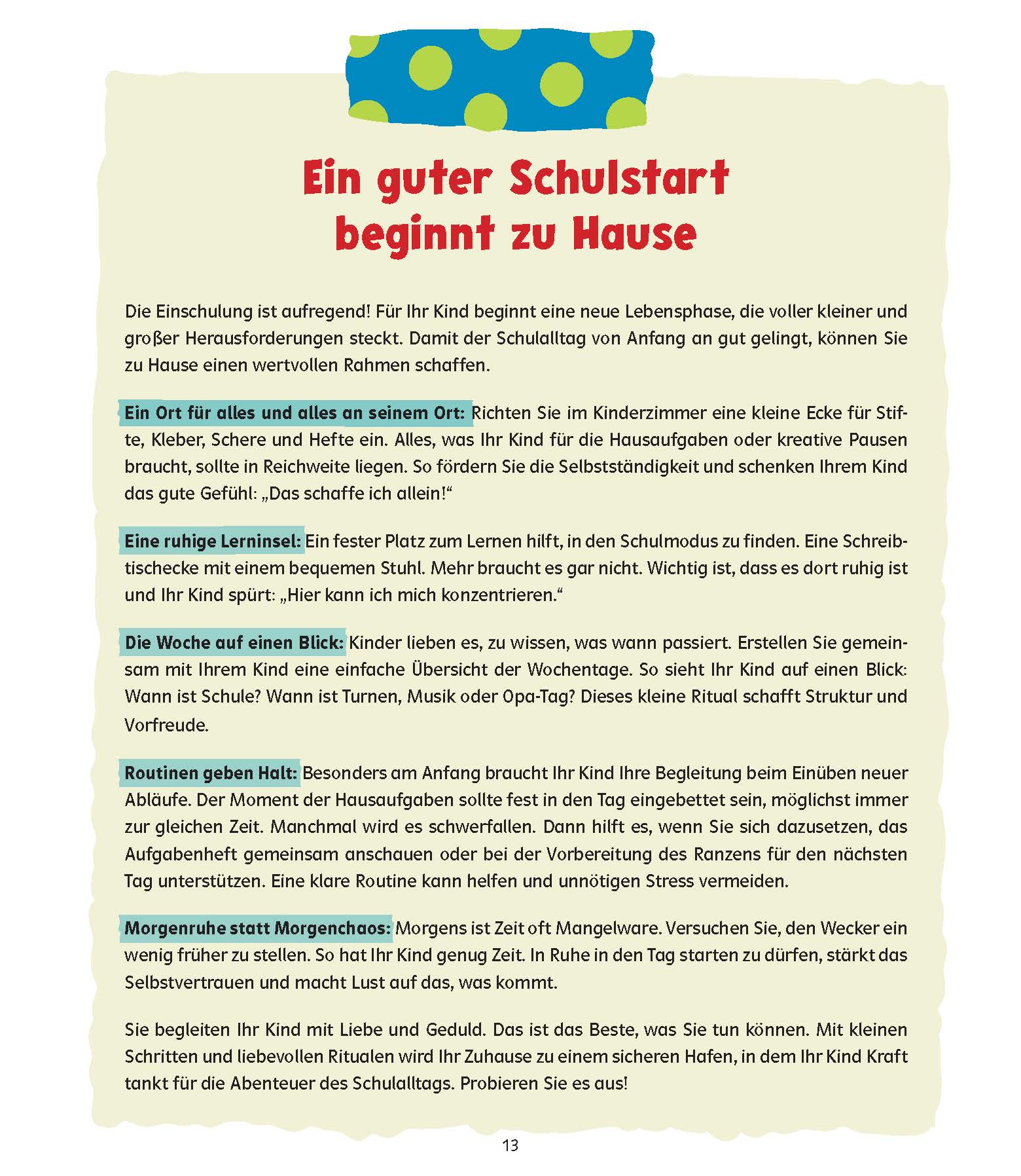 QUID+ 50 Dinge, die du vor der Einschulung ausprobieren solltest