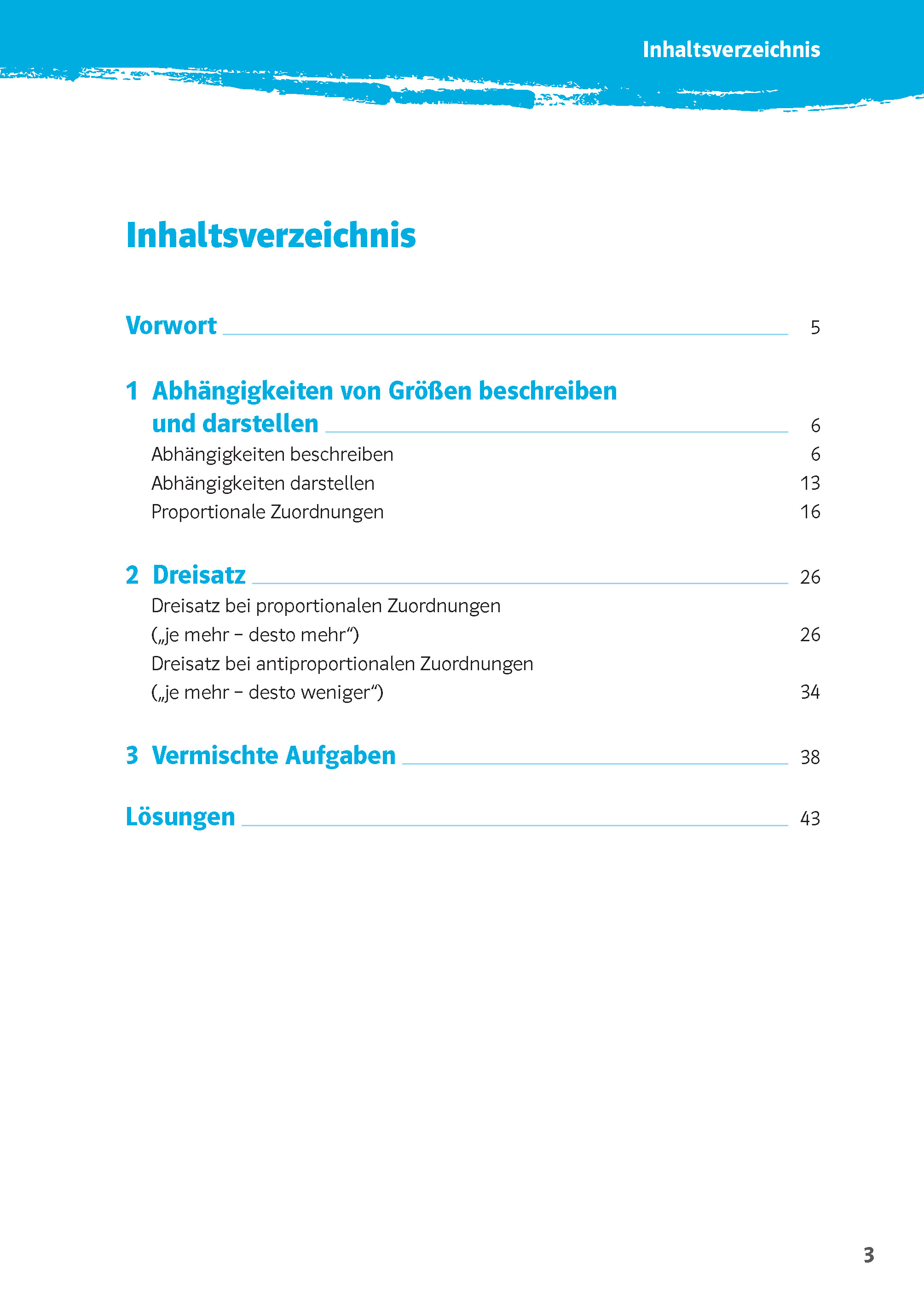 Klett 10-Minuten-Training Mathematik Dreisatz 6./7. Klasse
