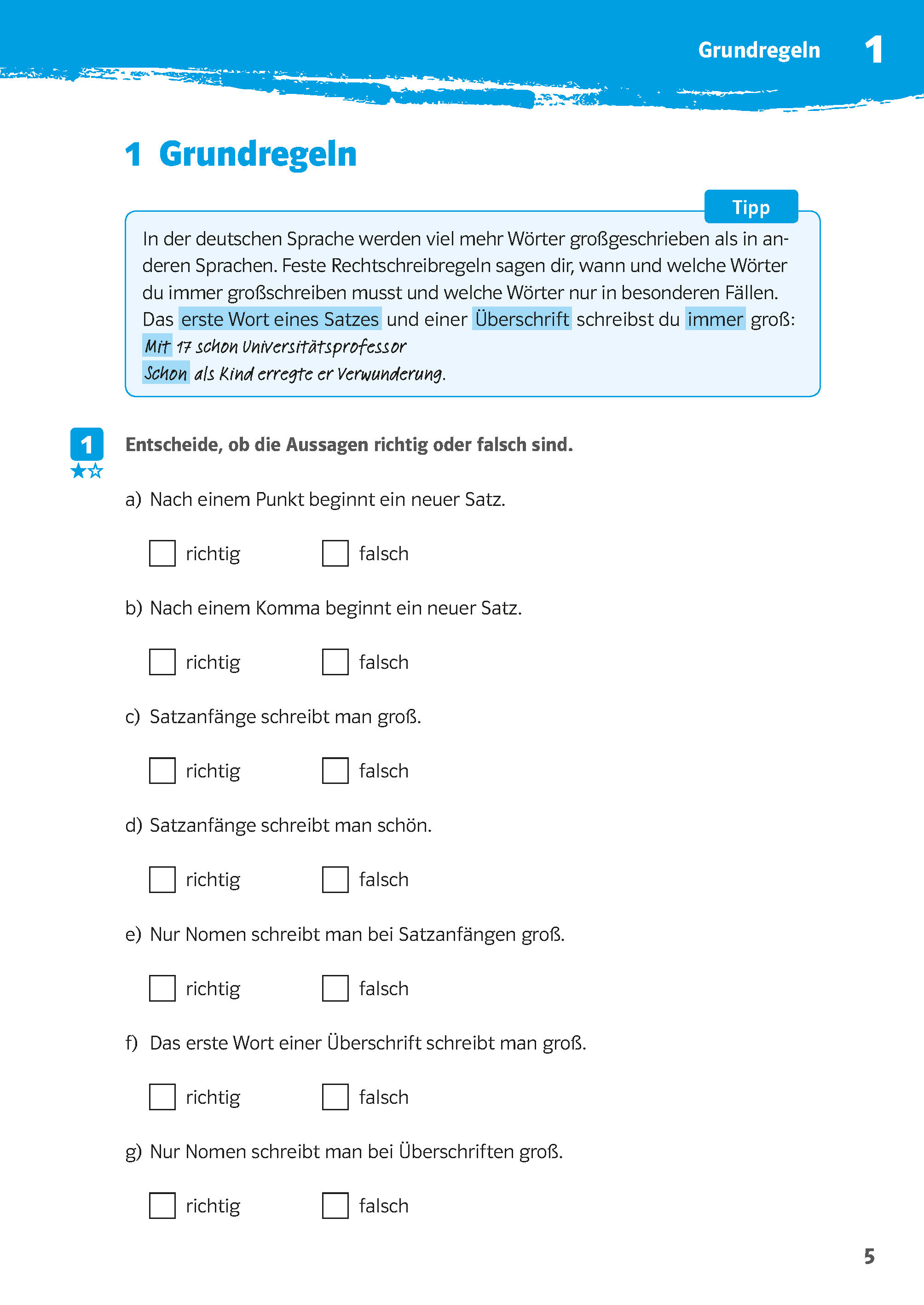 Klett 10-Minuten-Training Deutsch Groß- und Kleinschreibung 5./6. Klasse Klett 10-Minuten-Training Deutsch Groß- und Kleinschreibung 5./6. Klasse