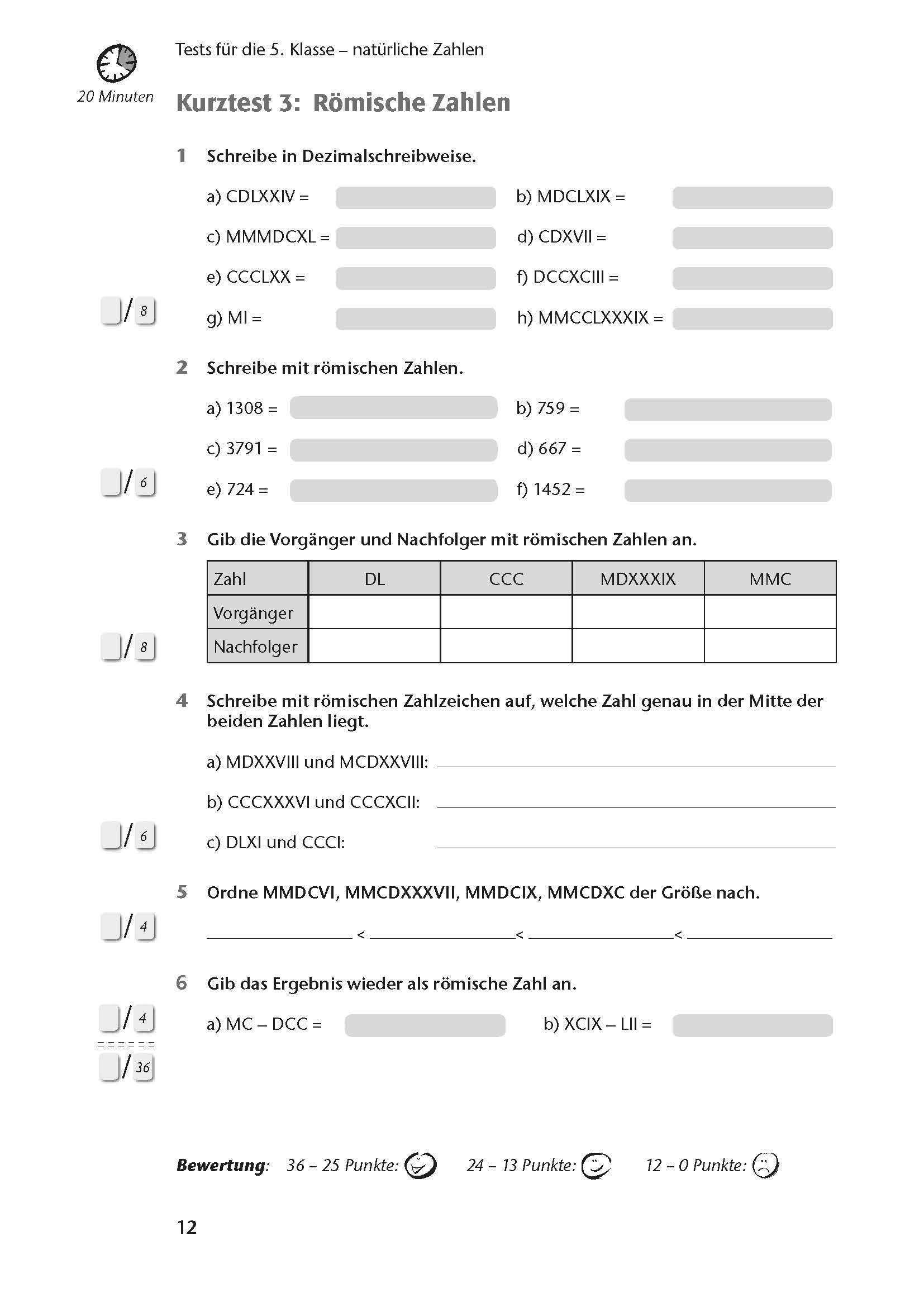 Fit in Test und Klassenarbeit – Mathematik 5./6. Klasse Gymnasium