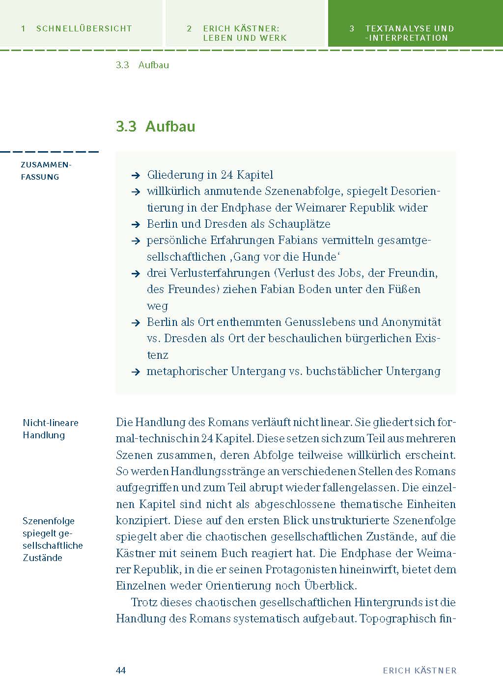 Fabian. Die Geschichte eines Moralisten von Erich Kästner