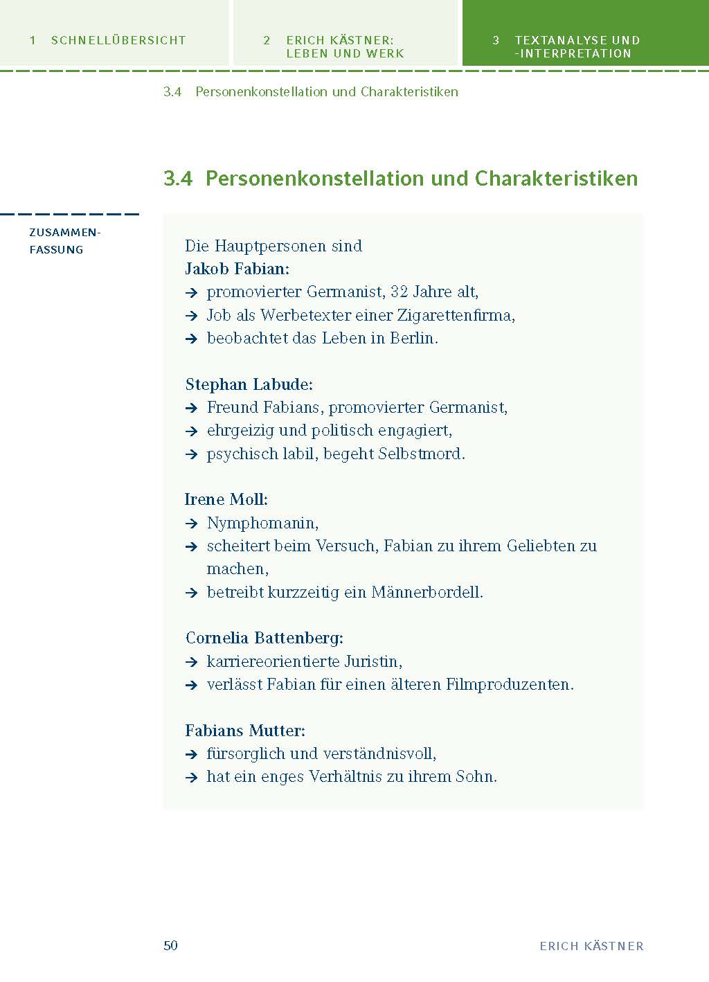 Fabian. Die Geschichte eines Moralisten von Erich Kästner