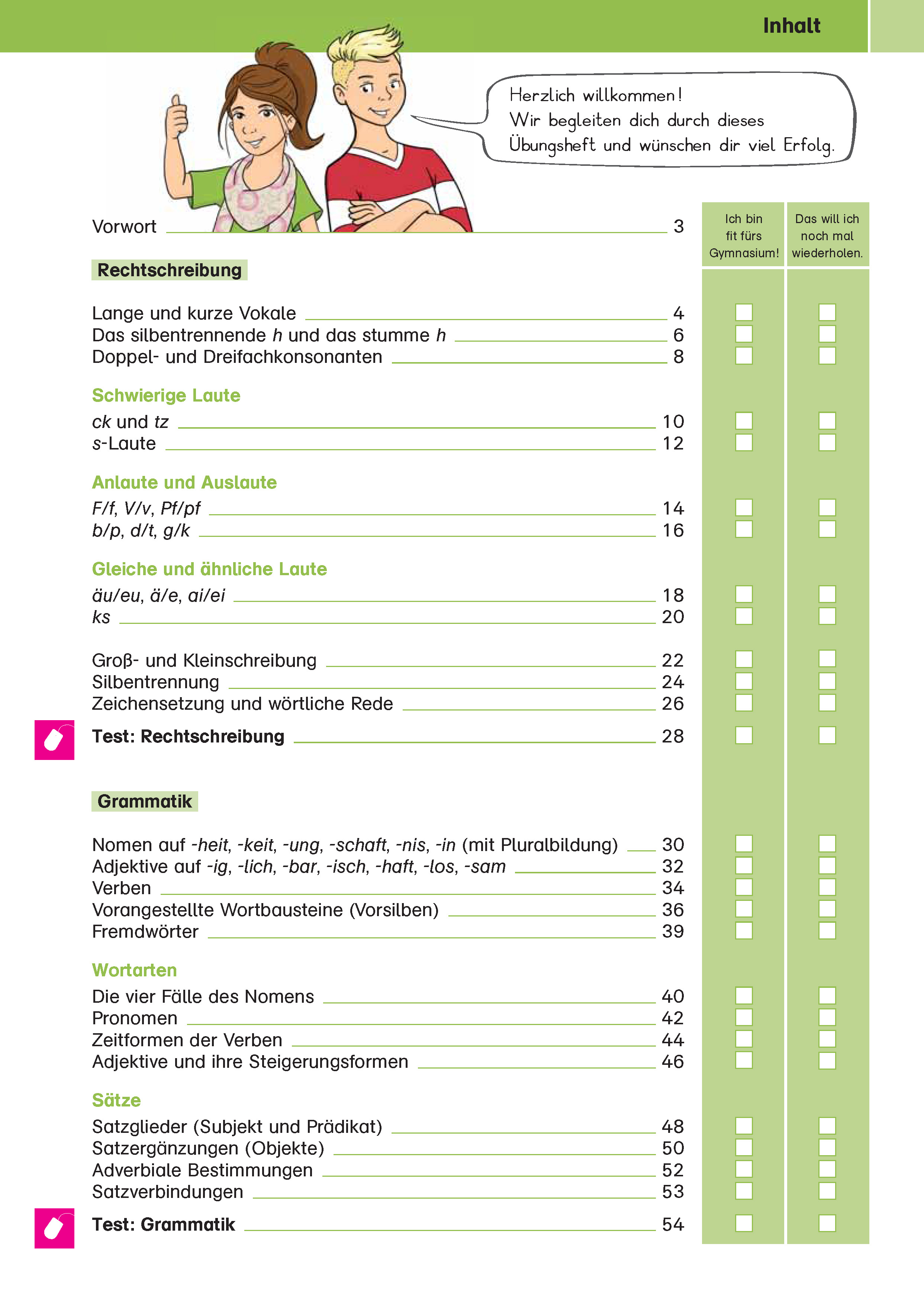 Klett Sicher ins Gymnasium Deutsch 4. Klasse