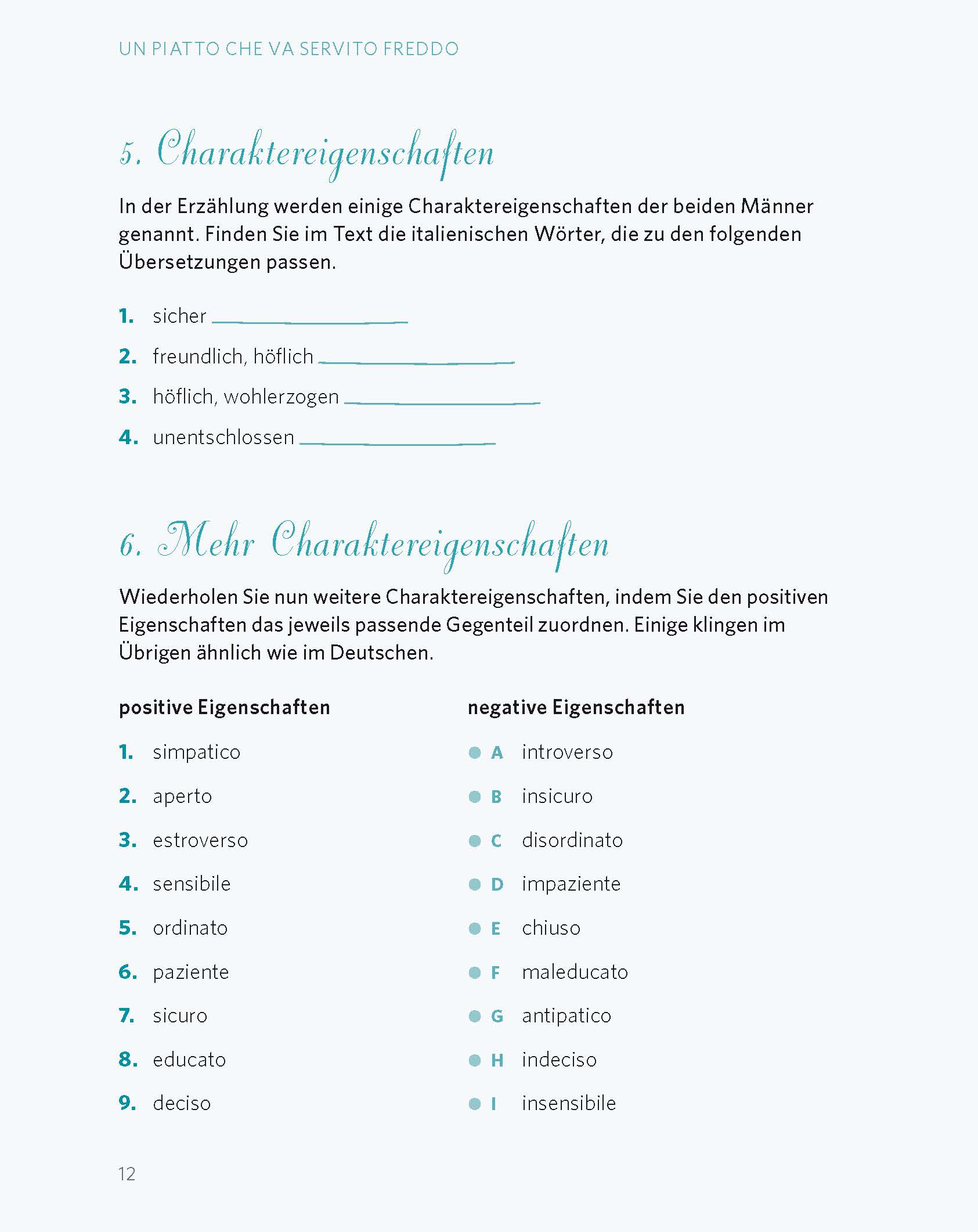 PONS Italienisch lernen mit Kurzgeschichten