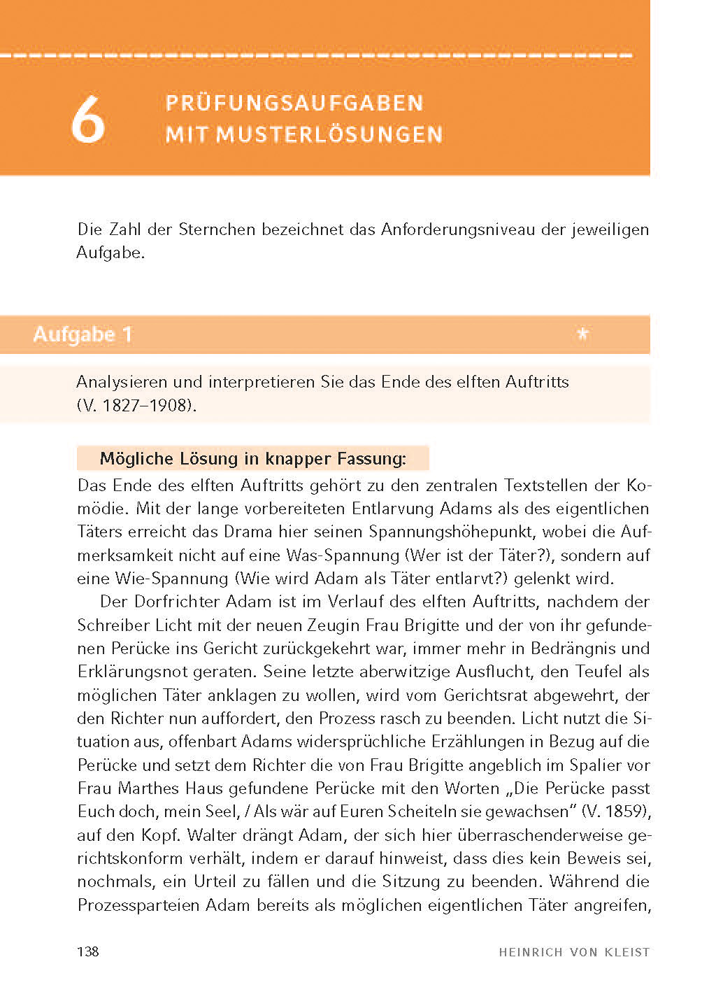 Der zerbrochne Krug von Heinrich von Kleist