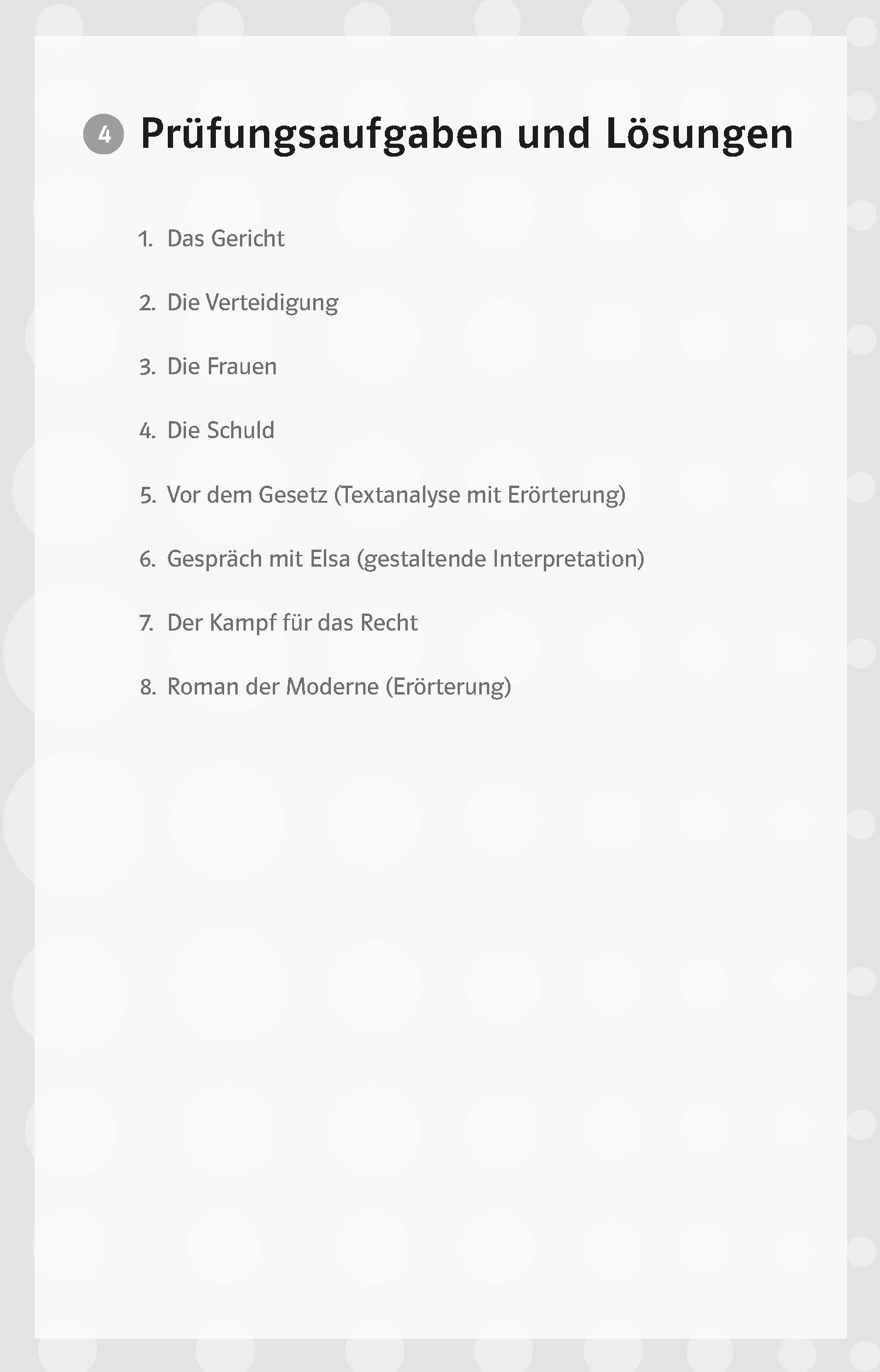 Klett Lektürehilfen Franz Kafka, Der Proceß Klett Lektürehilfen Franz Kafka, Der Proceß