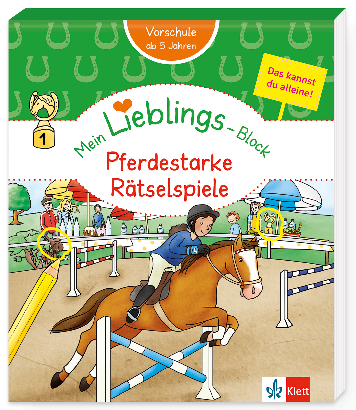 Klett Mein Lieblings-Block Pferdestarke Rätselspiele Klett Mein Lieblings-Block Pferdestarke Rätselspiele