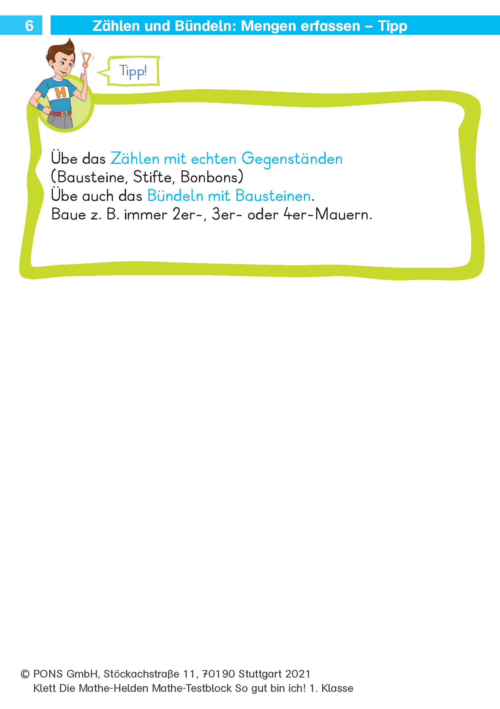 Klett Die Mathe-Helden: Mathe-Testblock So gut bin ich! 1. Klasse