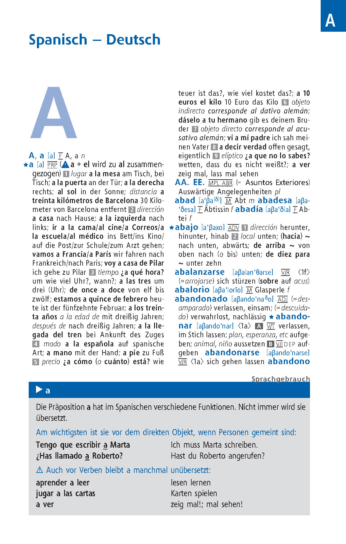 Langenscheidt Schulwörterbuch Spanisch