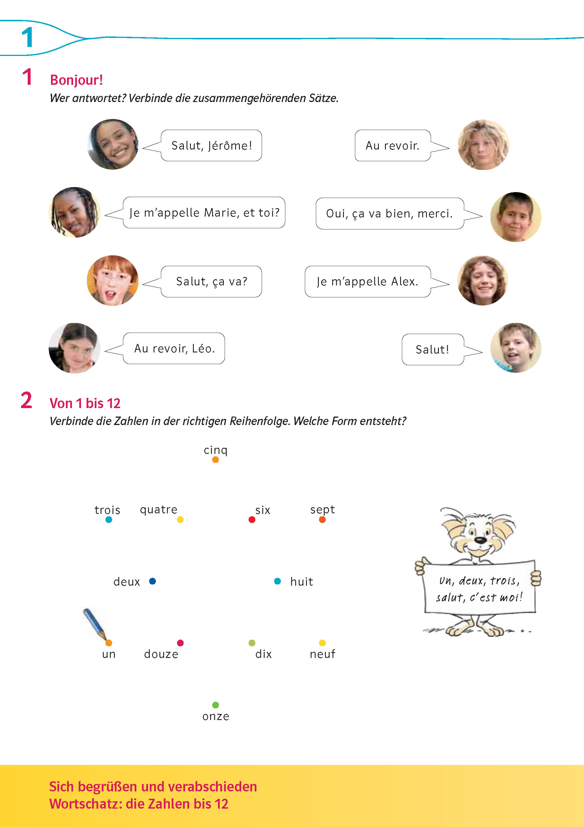 Découvertes 1 Série jaune/Série bleue - Übungsblock zum Schulbuch