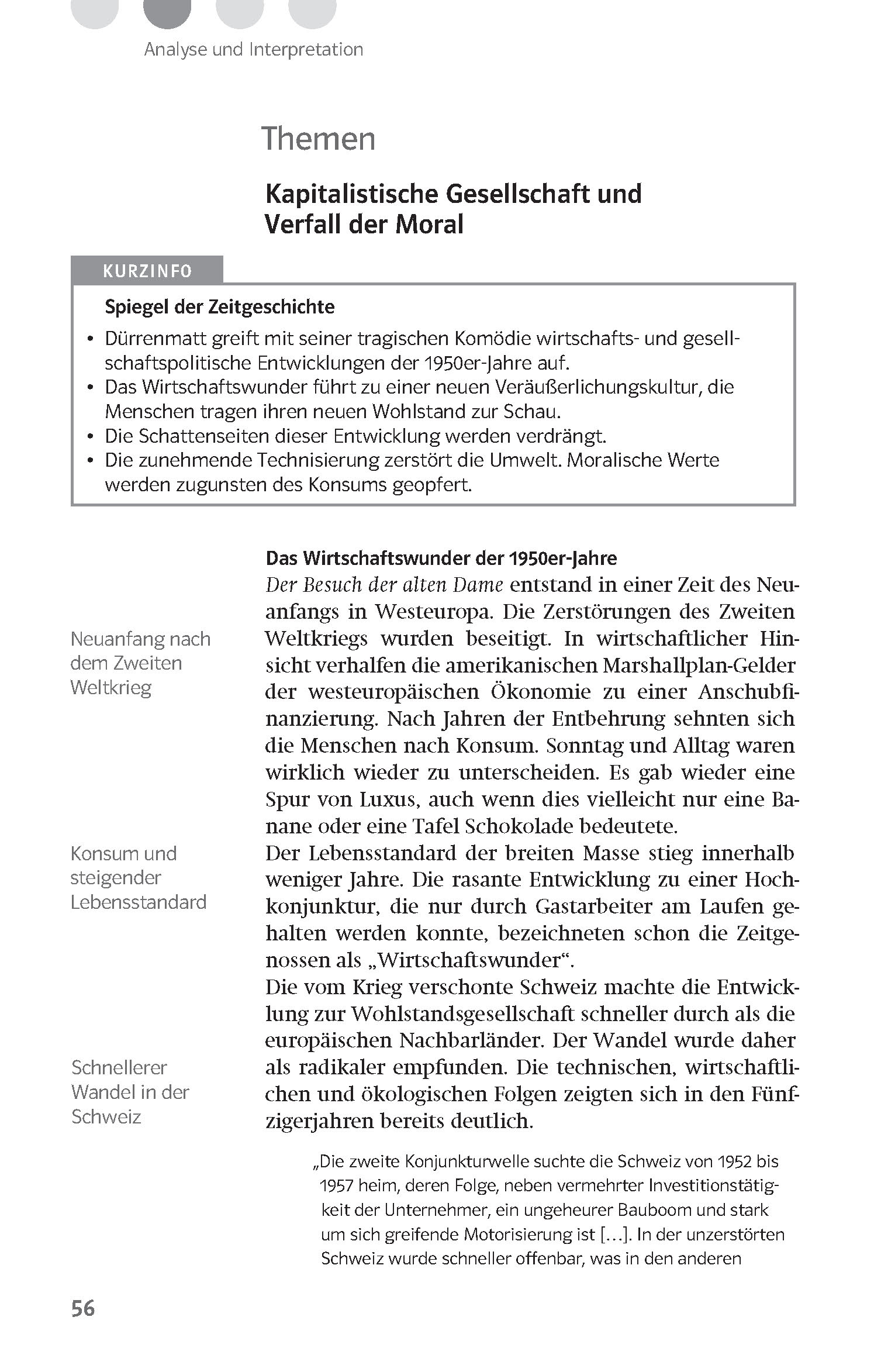 Klett Lektürehilfen Friedrich Dürrenmatt, Der Besuch der alten Dame