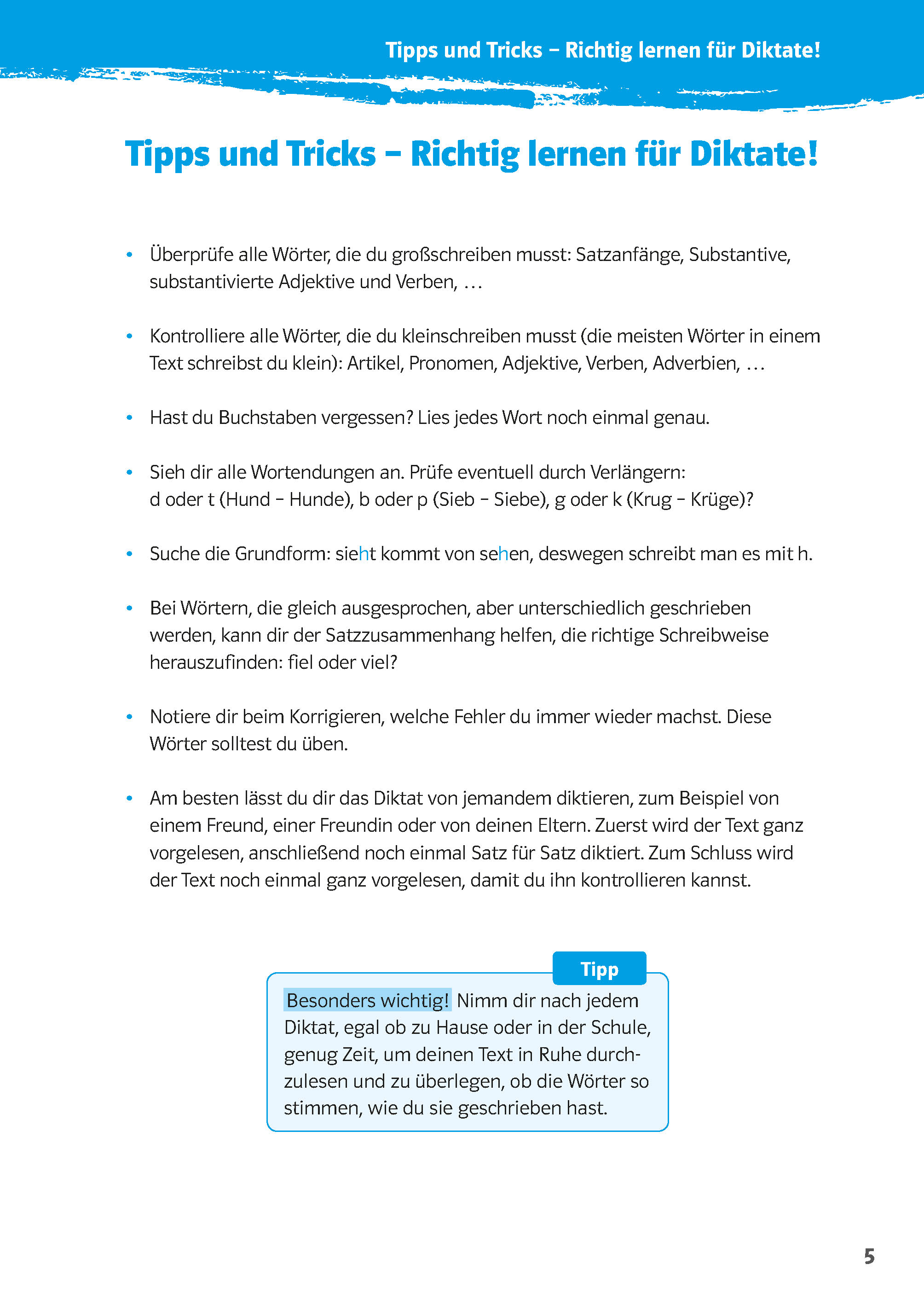 Klett 10-Minuten-Training Deutsch Rechtschreibung Diktate 5./6. Klasse Klett 10-Minuten-Training Deutsch Rechtschreibung Diktate 5./6. Klasse