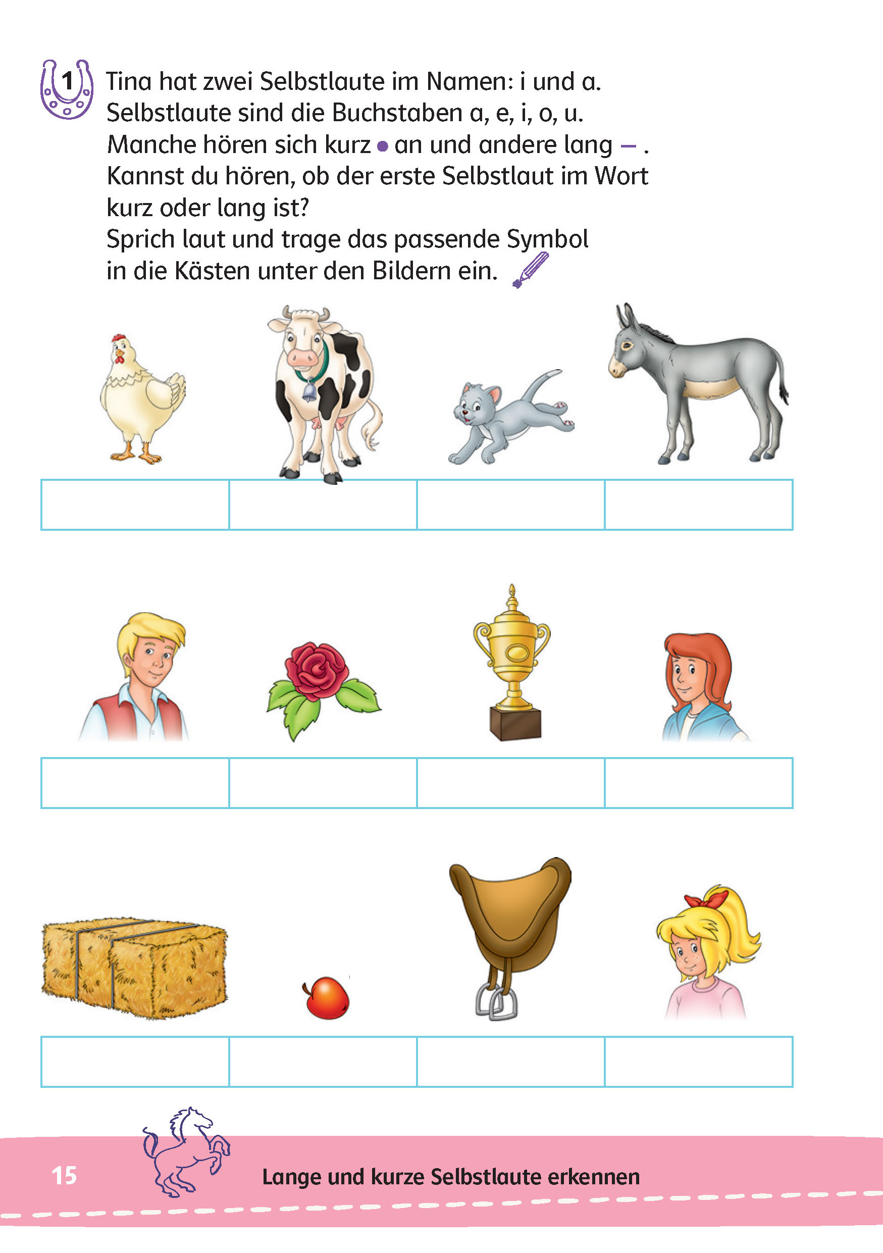 Bibi & Tina: Mein Lernrätsel-Block Deutsch für die 2. Klasse