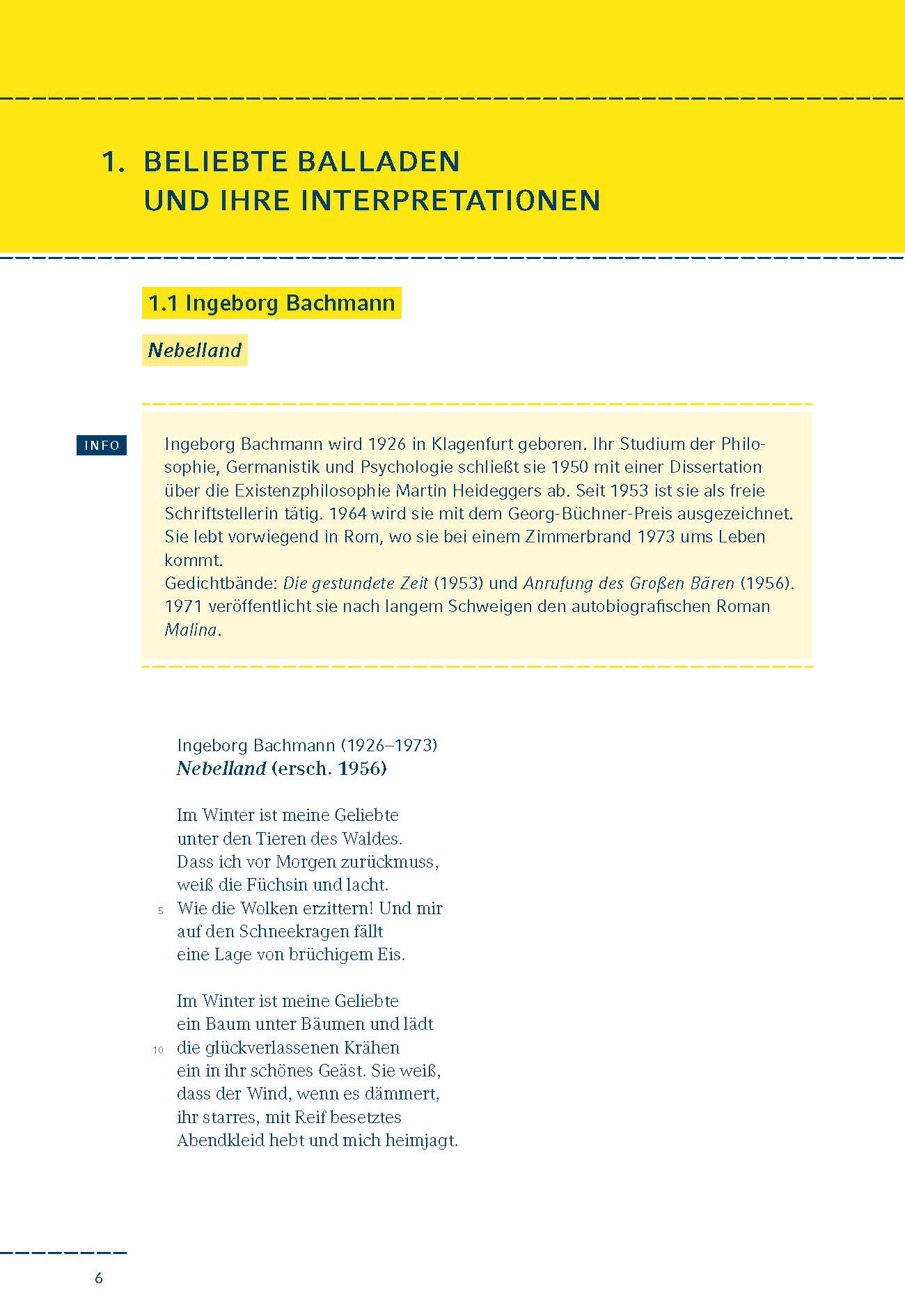 Beliebte Balladen interpretiert