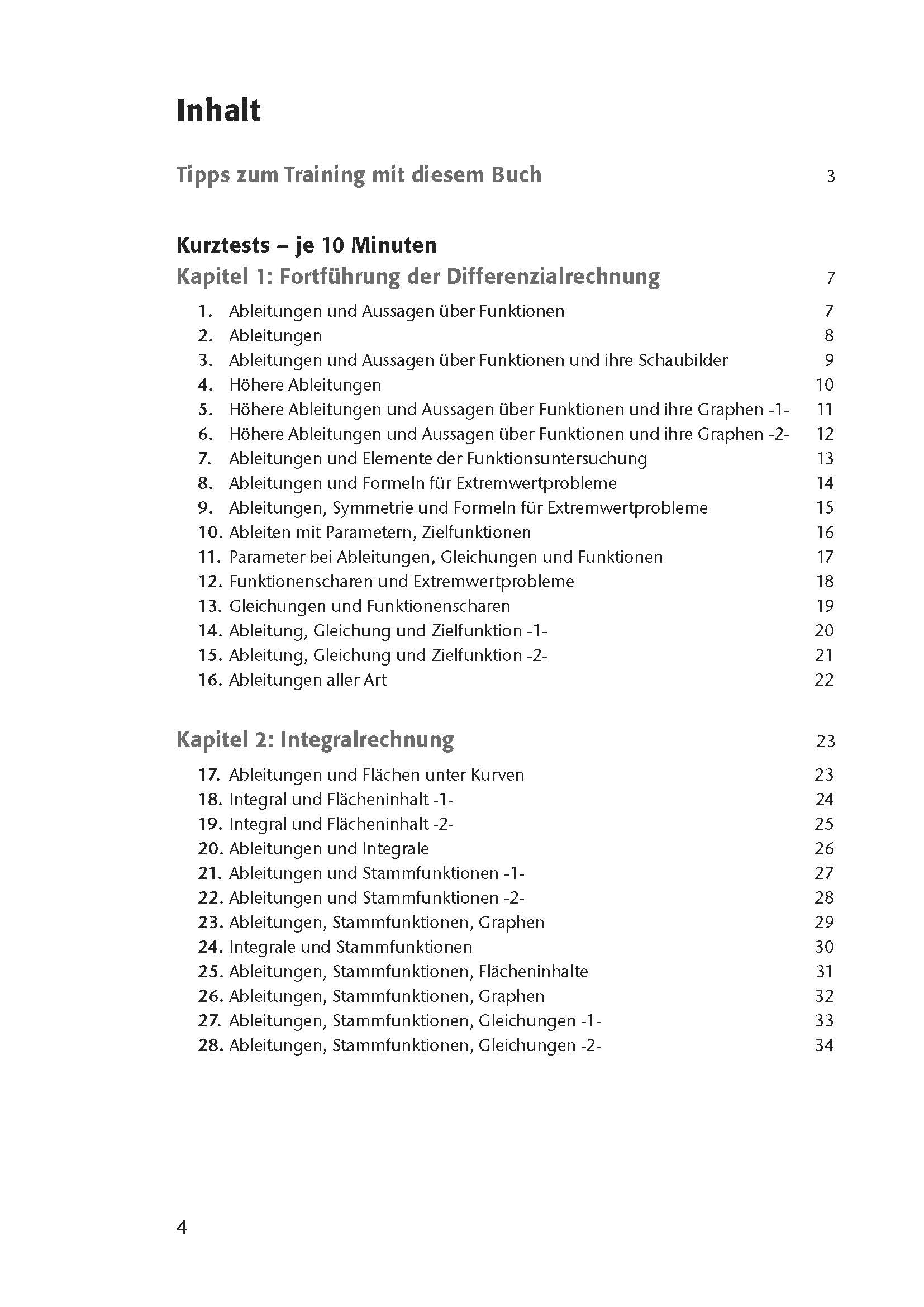 Fit in Klausur und Abitur – Mathematik 11.-12./13. Klasse