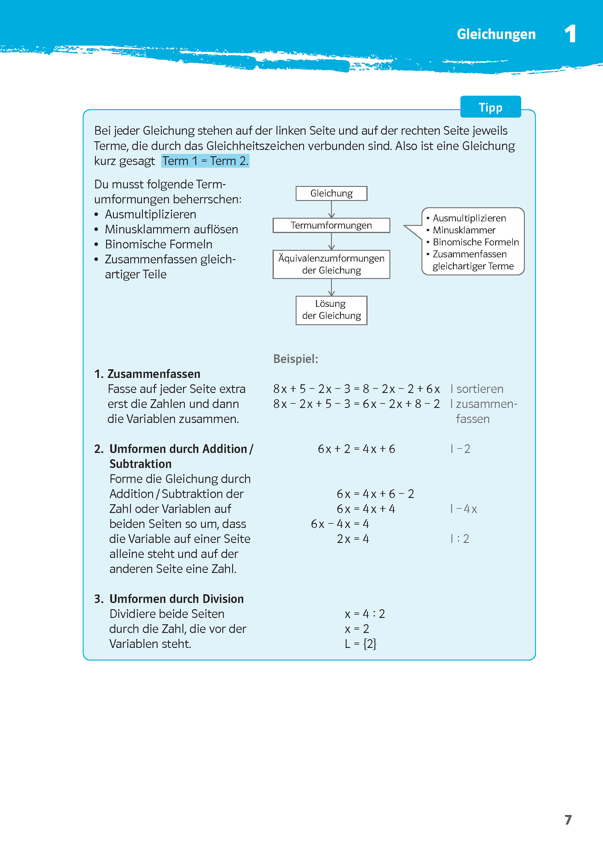 Klett 10-Minuten-Training Mathematik Lineare Gleichungssysteme  8.-10. Klasse Klett 10-Minuten-Training Mathematik Lineare Gleichungssysteme  8.-10. Klasse