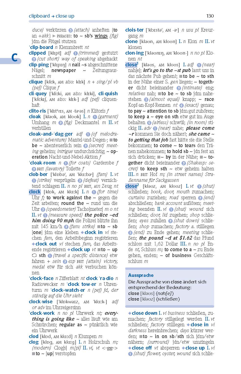 PONS Das große Schulwörterbuch Englisch