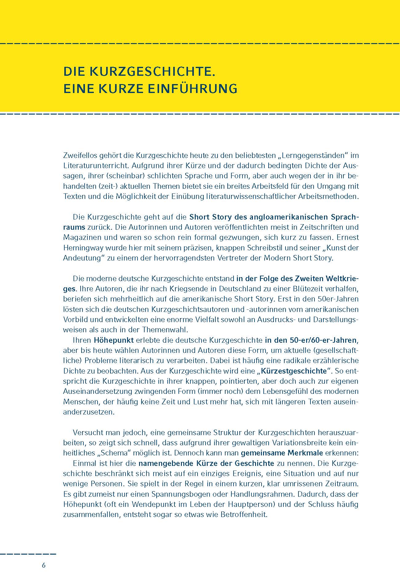 Beliebte Kurzgeschichten interpretiert