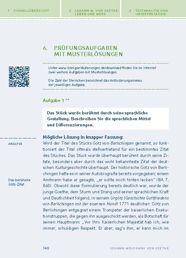 Götz von Berlichingen von Goethe